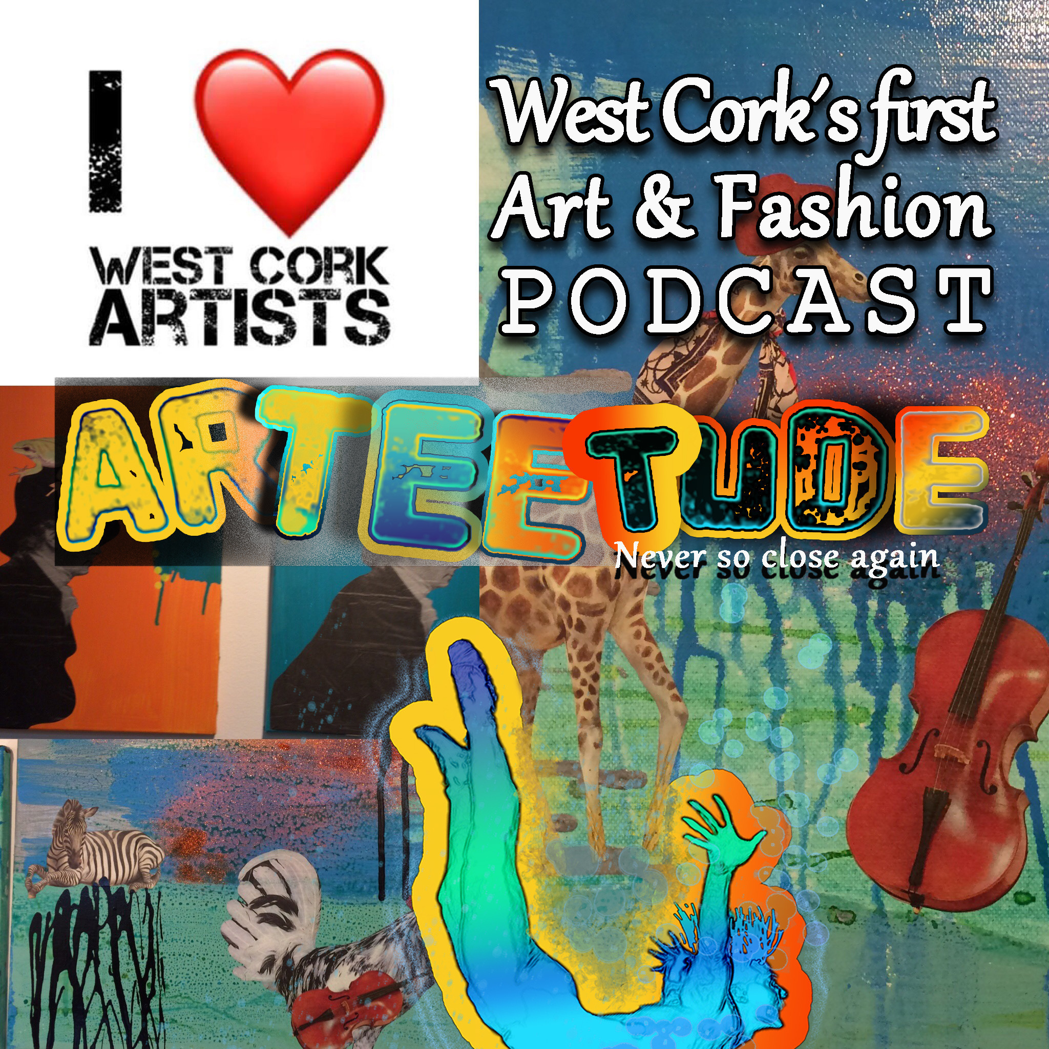 Episode 1 Lockdown Frogs 3 - An ArTEEtude talk with collage artist Sherkin Tara and Detlef Schlich