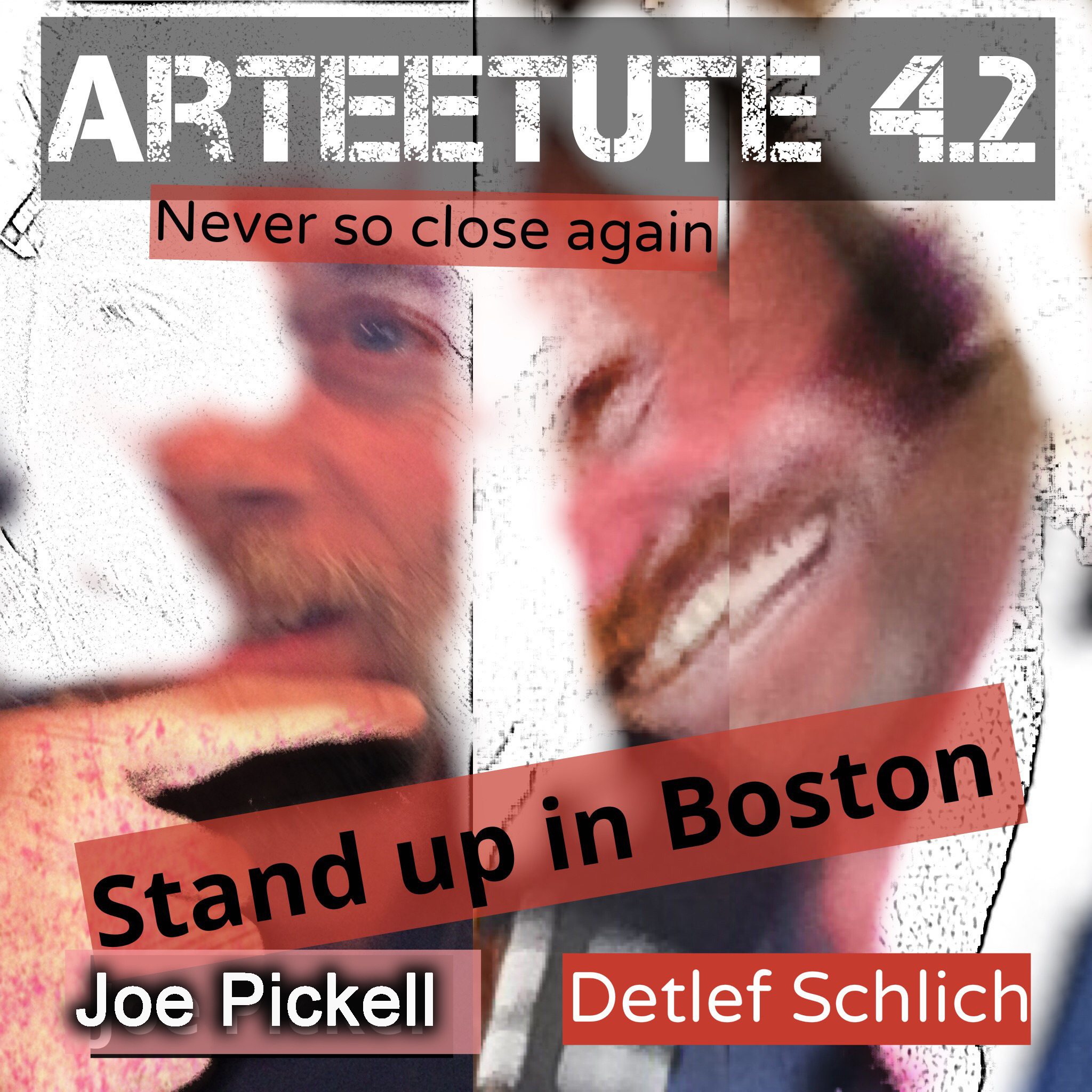 Episode 4.2 - Illustrator, author and stand up comedian Joe Pickell and Detlef Schlich in an ArTEEtude talk about Pickell`s escape from Boston and his children book 