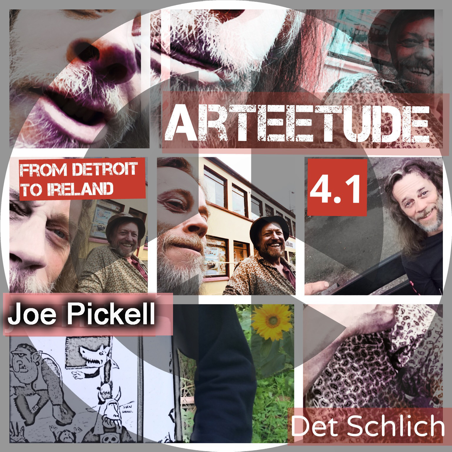 Episode 4.1 - Illustrator, author and stand up comedian Joe Pickell and Detlef Schlich in an ArTEEtude talk about Pickell´s life in and around Detroit.