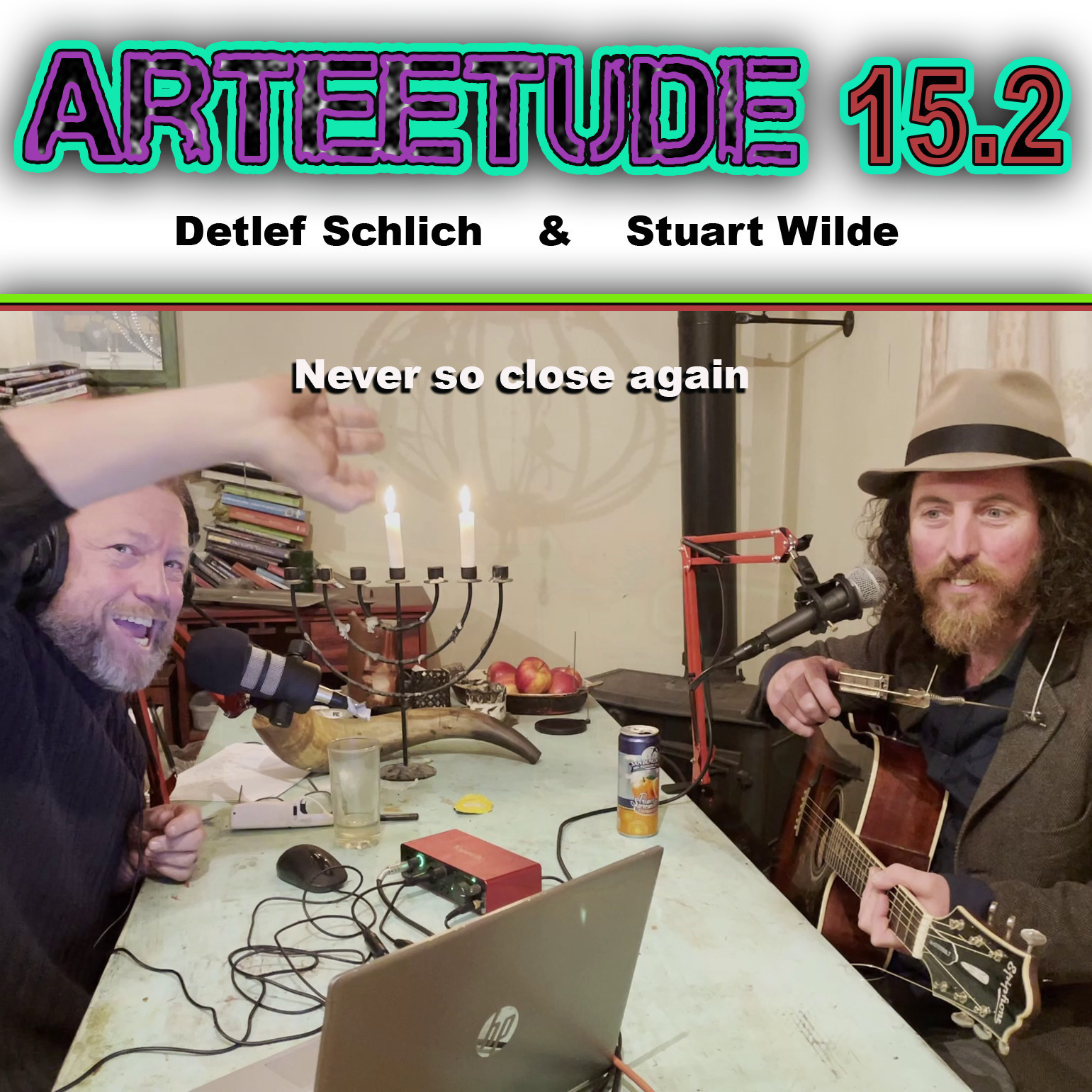 Episode 15.2 Irish singer/songwriter Stuart Wilde and Detlef Schlich in an ArTEEtude talk about Wilde´s first gigs and band in and around Dublin.