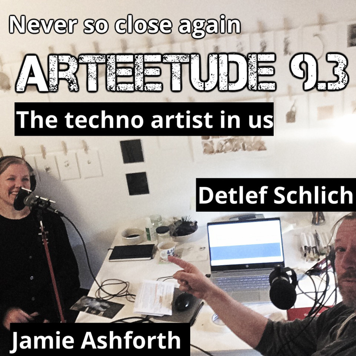 Episode 9.3 Visual artist Jamie Ashforth and Detlef Schlich in an ArTEEtude talk about digital technology.