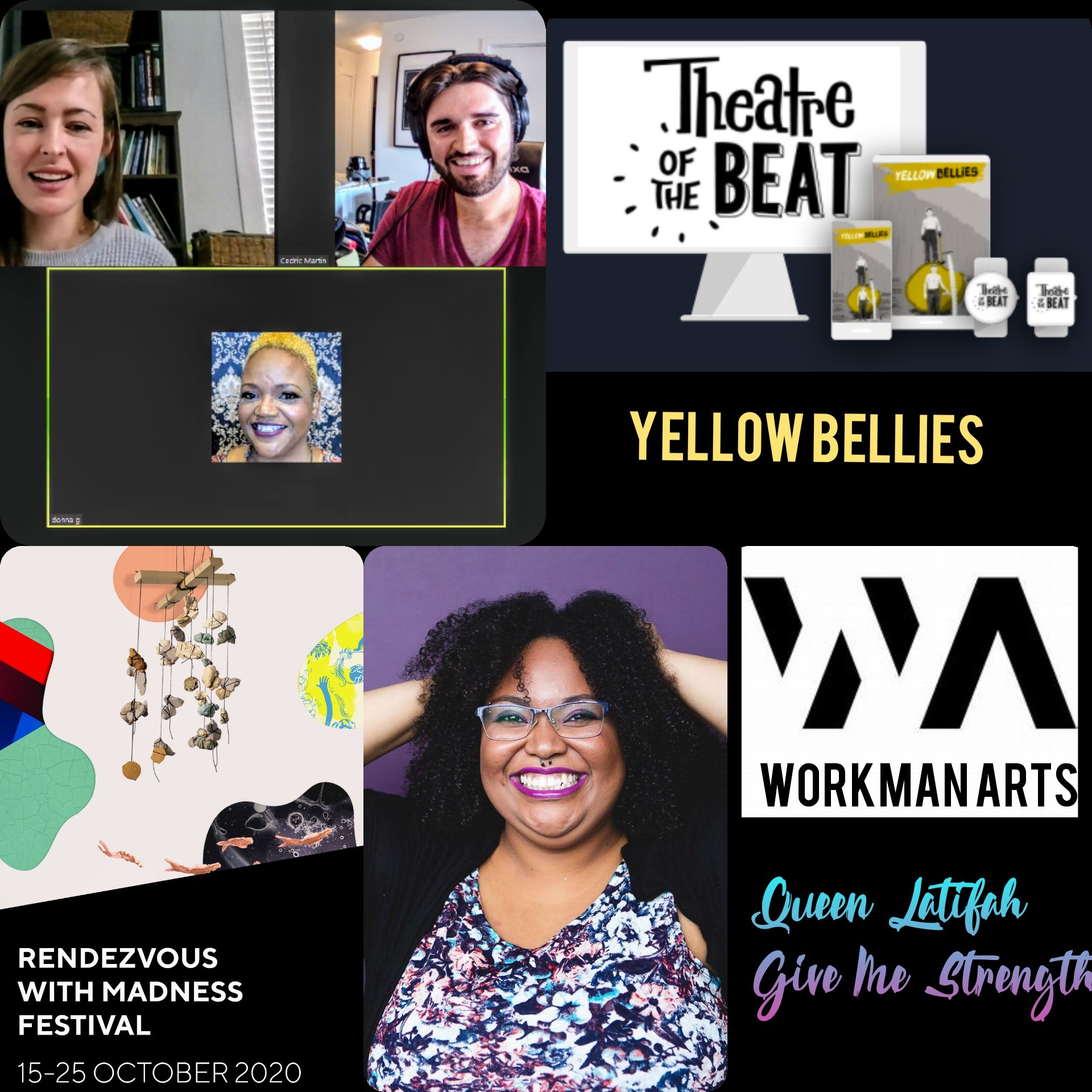 tmtm Oct. 14, 2020: Theatre of the Beat and Rendezvous with Madness