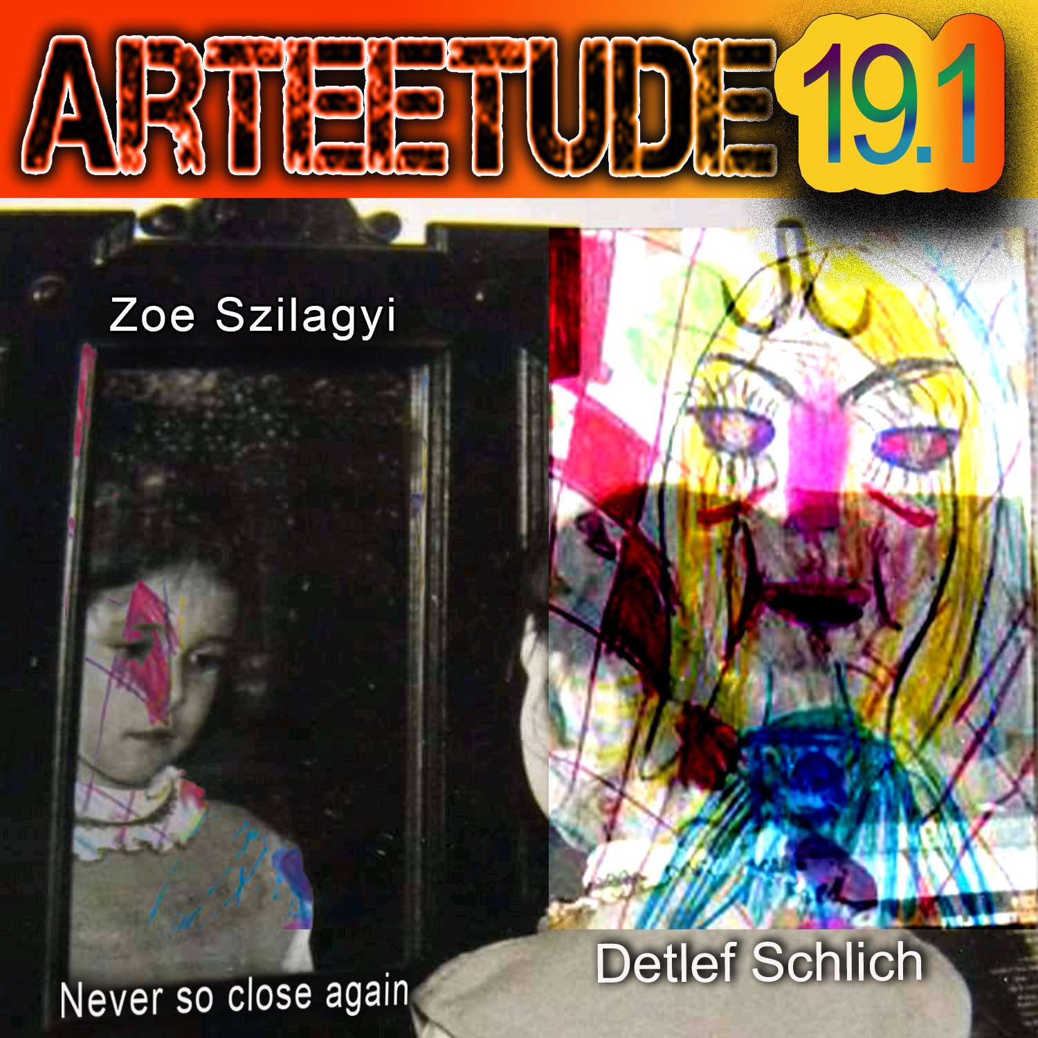19.1  Outsider artist Zoe Szilagyi  and Detlef Schlich in an ArTEEtude talk about Zoe's first inspiration from the gift of a tomb robber. A long haired skull..and more.