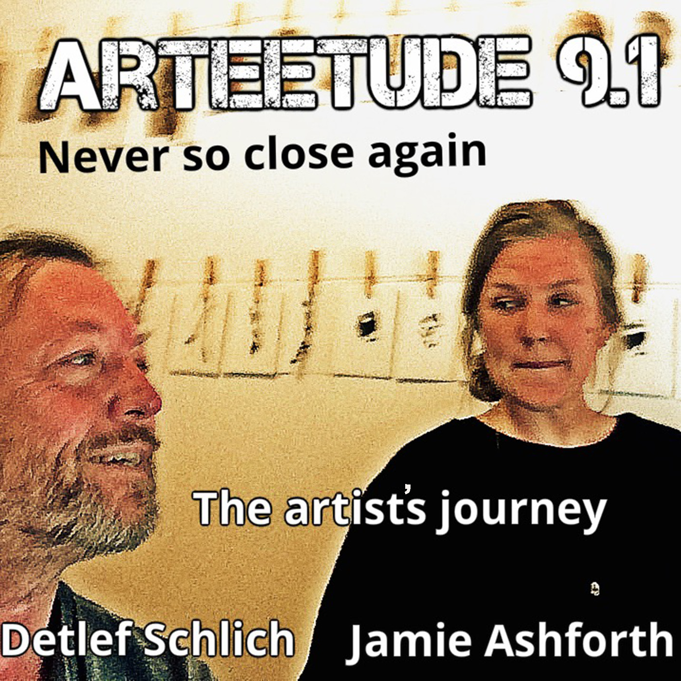 Episode 9.1  Visual artist Jamie Ashforth and Detlef Schlich in an ArTEEtude talk about her art education.