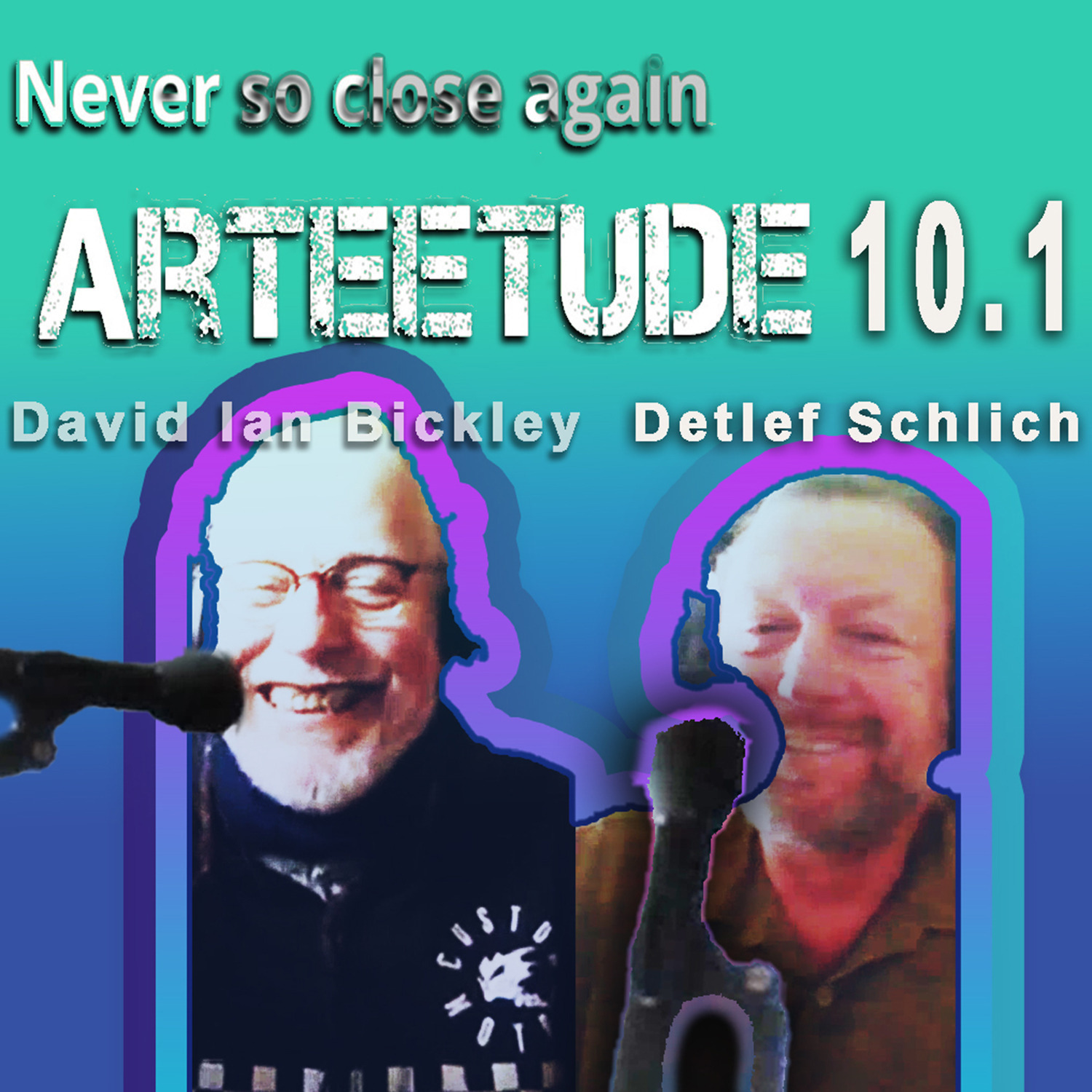 Episode 10.1  Media artist David Ian Bickley and Detlef Schlich in an ArTEEtude talk about Bickley`s youth in the 80s in England.