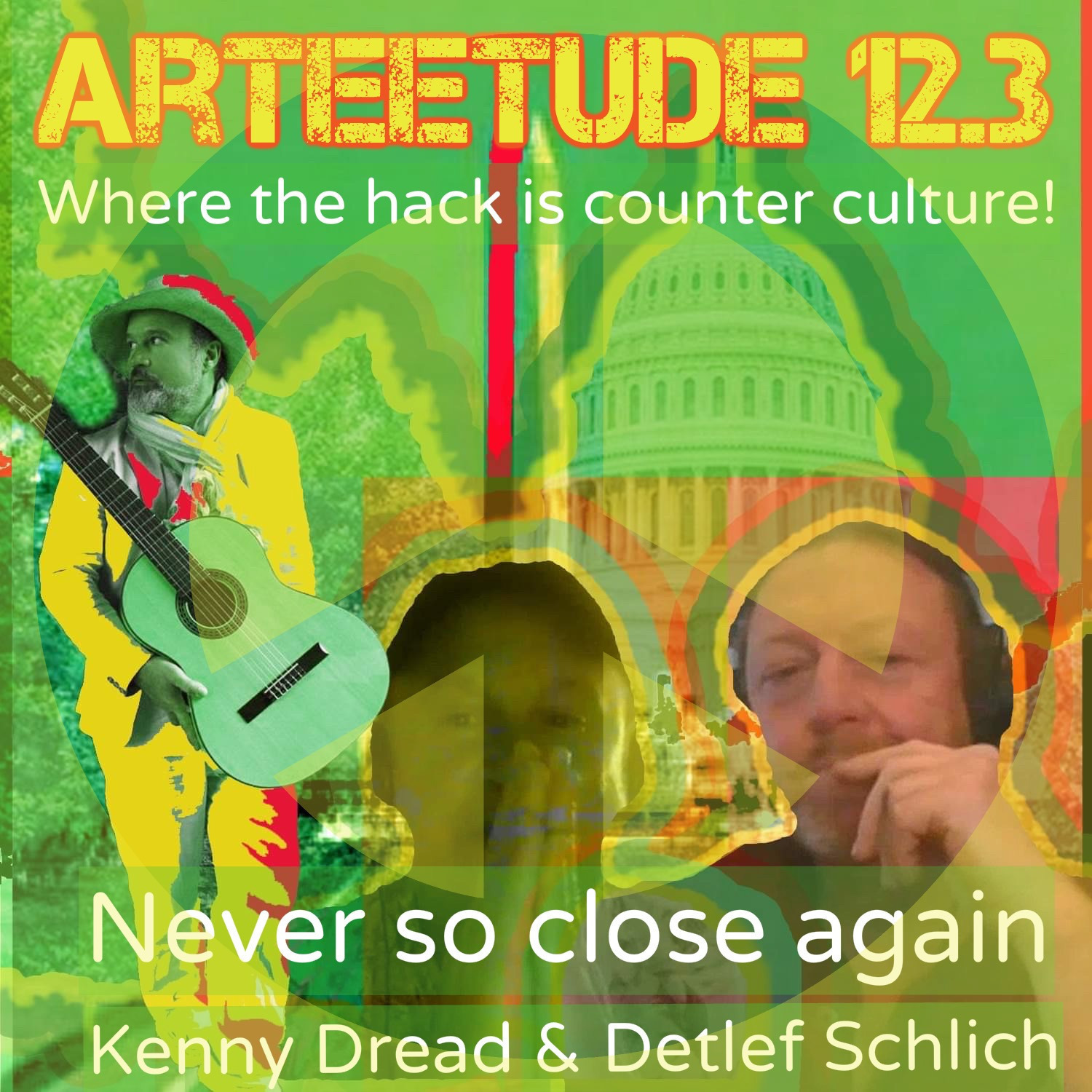 Episode 12.3  Singer/Songwriter/Producer Kenny Dread and Detlef Schlich in an ArTEEtude philozophising about the substitute of counter culture in the 21. Century and more.