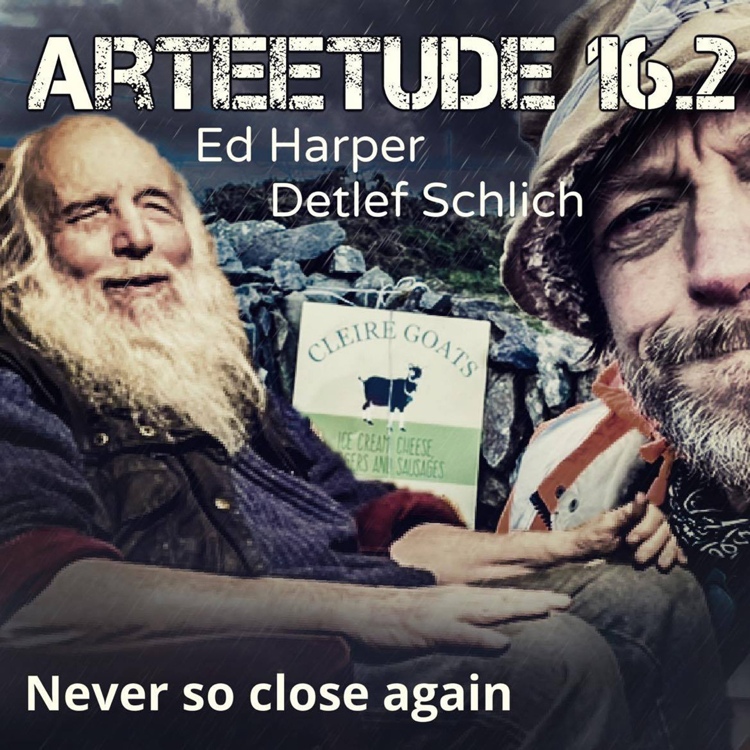 16.2 Irish singer/storyteller and goat-herder of Cape Clear   Ed Harper and Detlef Schlich in an ArTEEtude talk about Harper´s discovery and first journeys of and to Cape Clear.