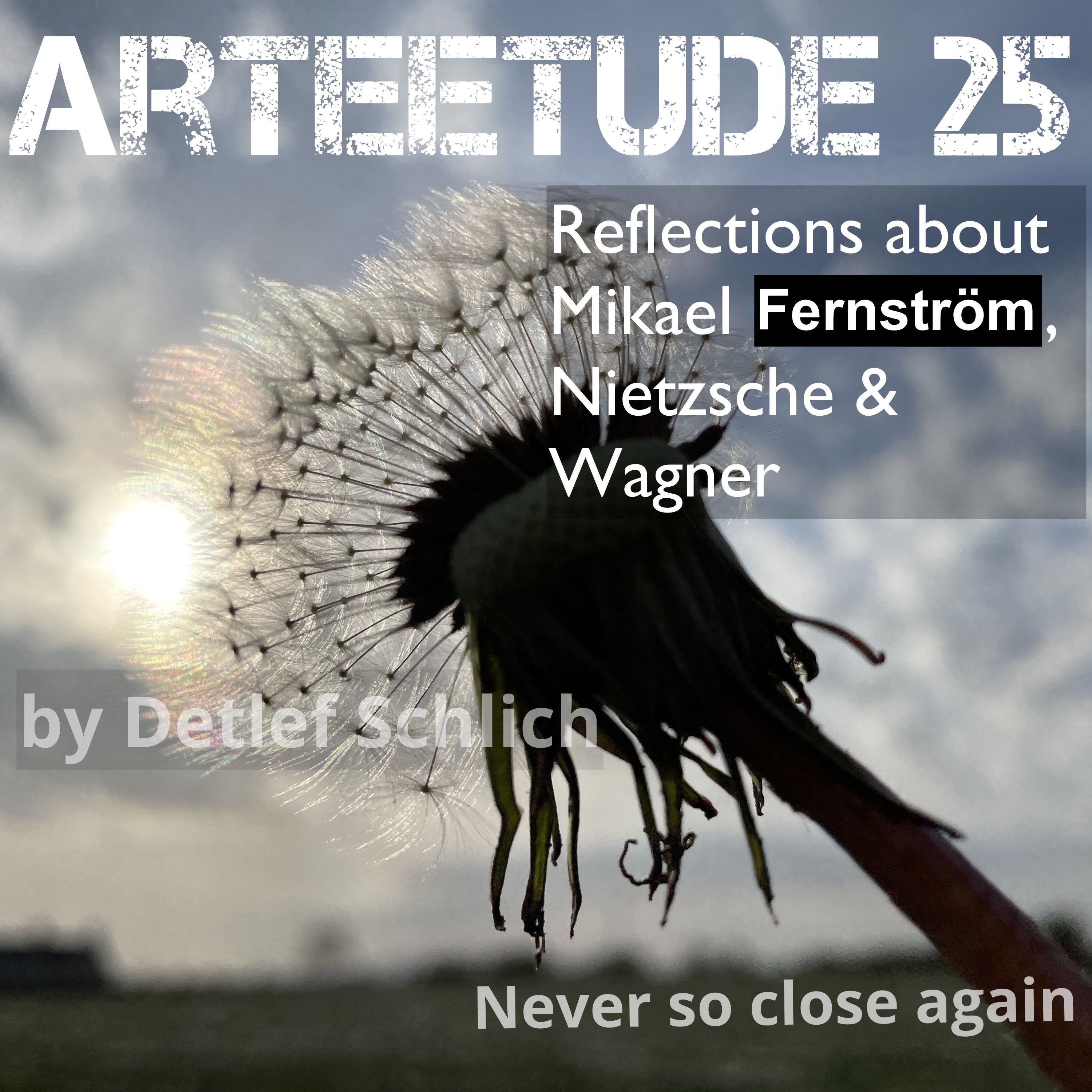 Episode 25 Detlef Schlich reflects in an ArTEEtude meditation on Mikael Fernström, Wagner and Nietzsche.