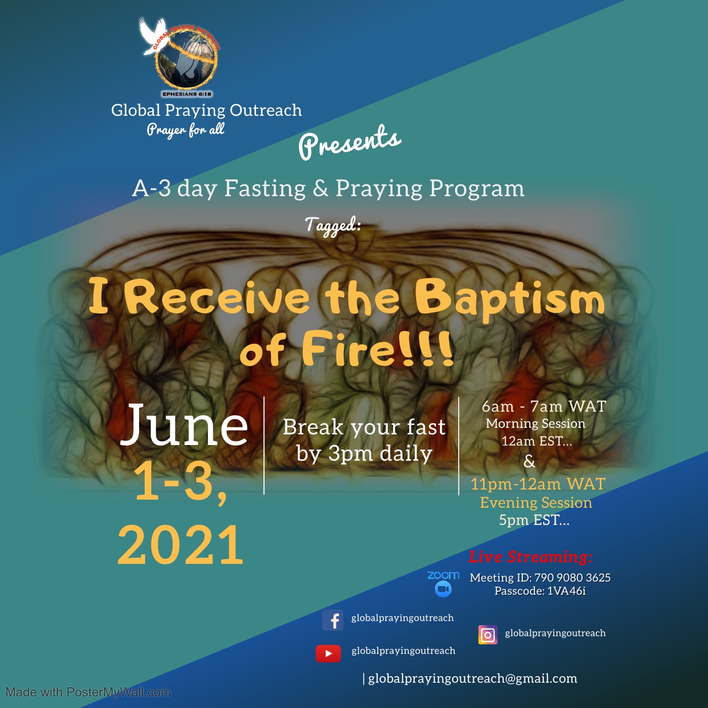 Day 3 June 2021 Fasting and Prayer program by Pastor Sola Adeyinka episode artwork