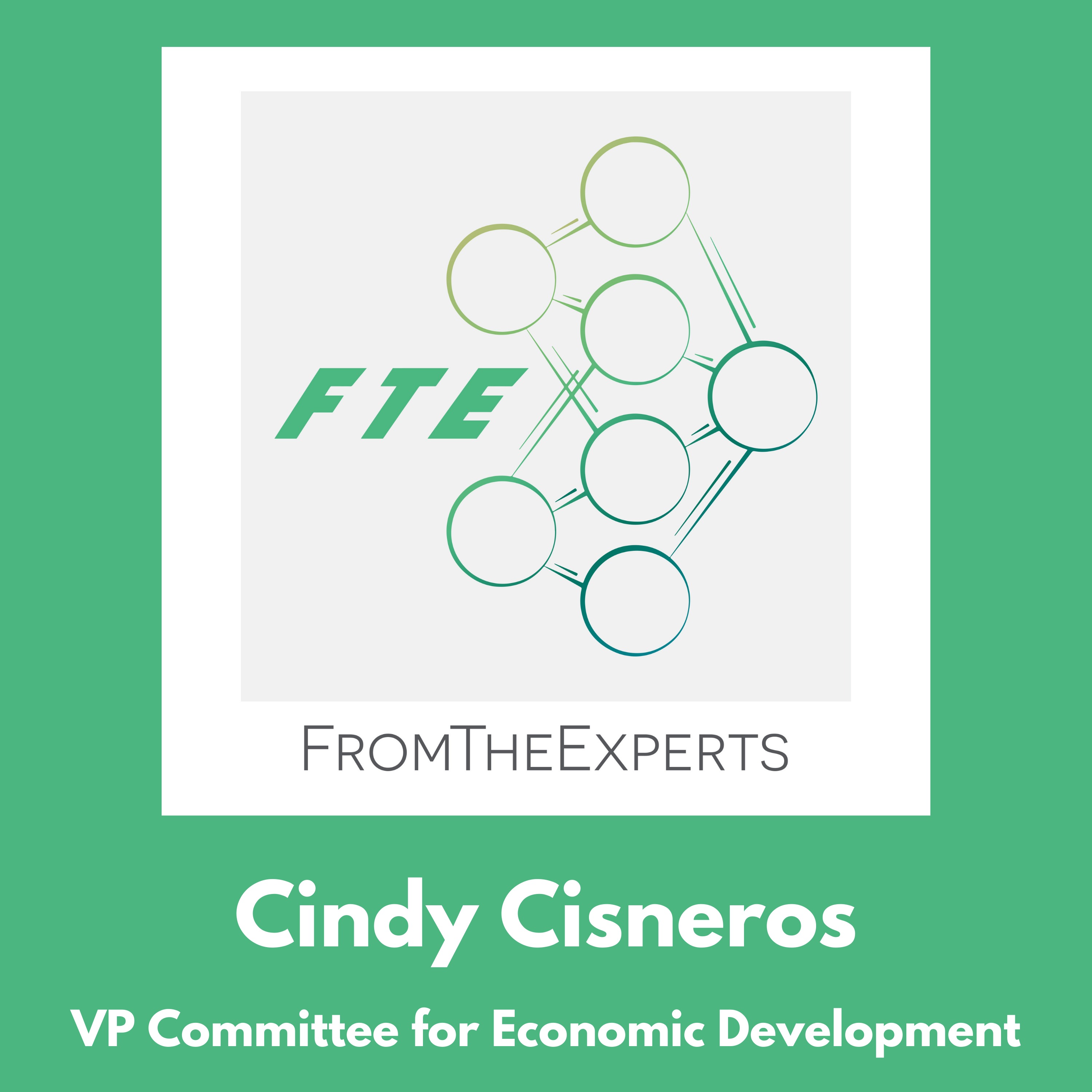 Cindy Cisneros - VP Committee for Economic Development episode artwork
