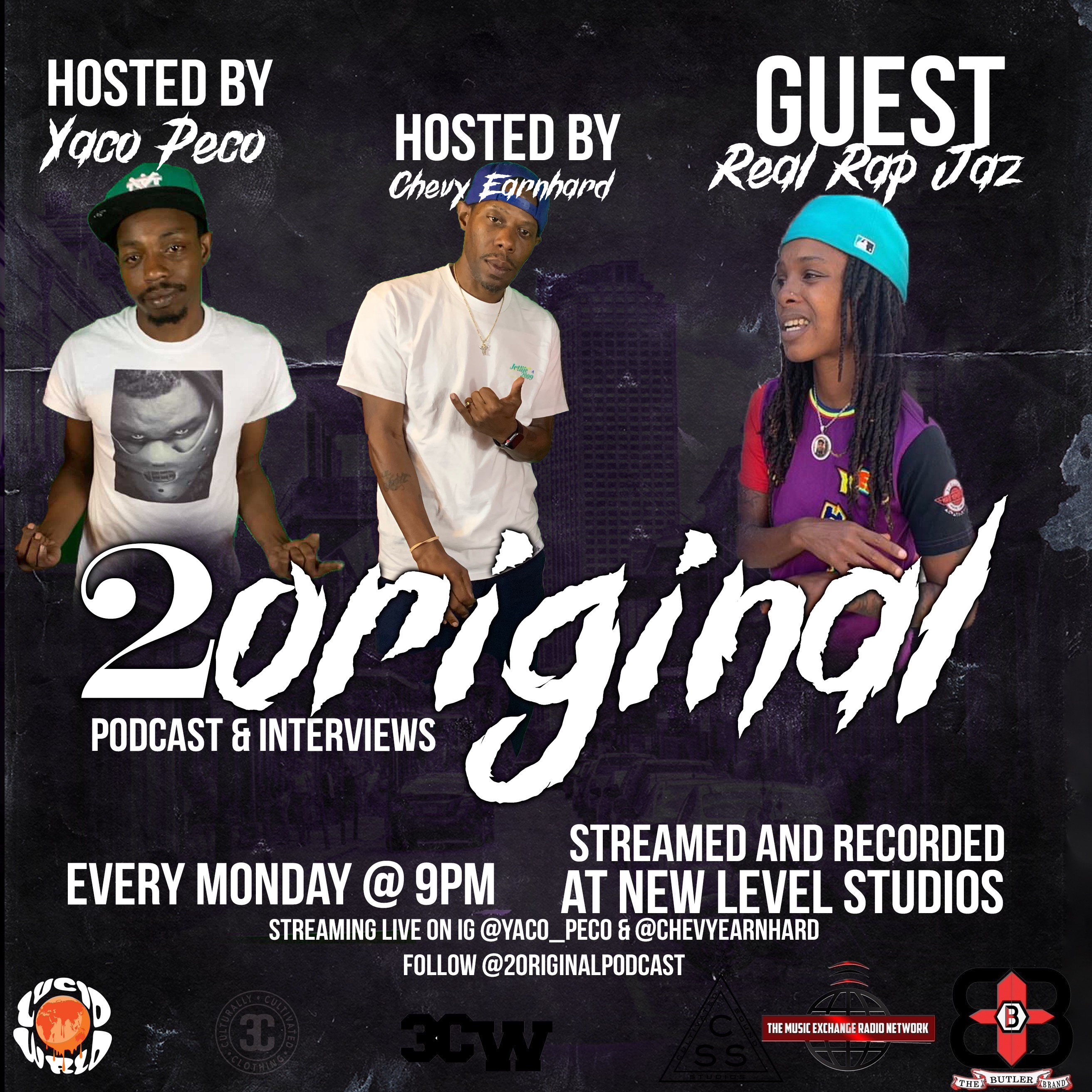 2 Original Podcast Ep. 20 Guest Real Rap Jaz