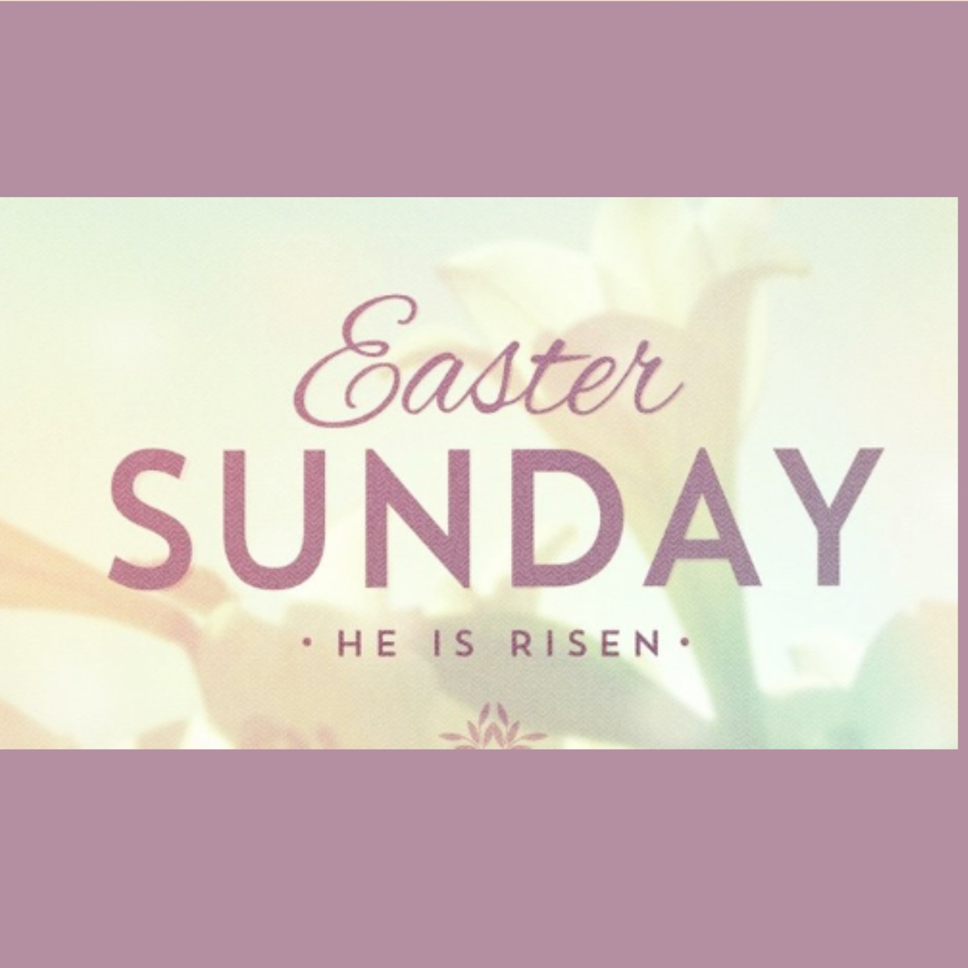 Easter Sunday Service