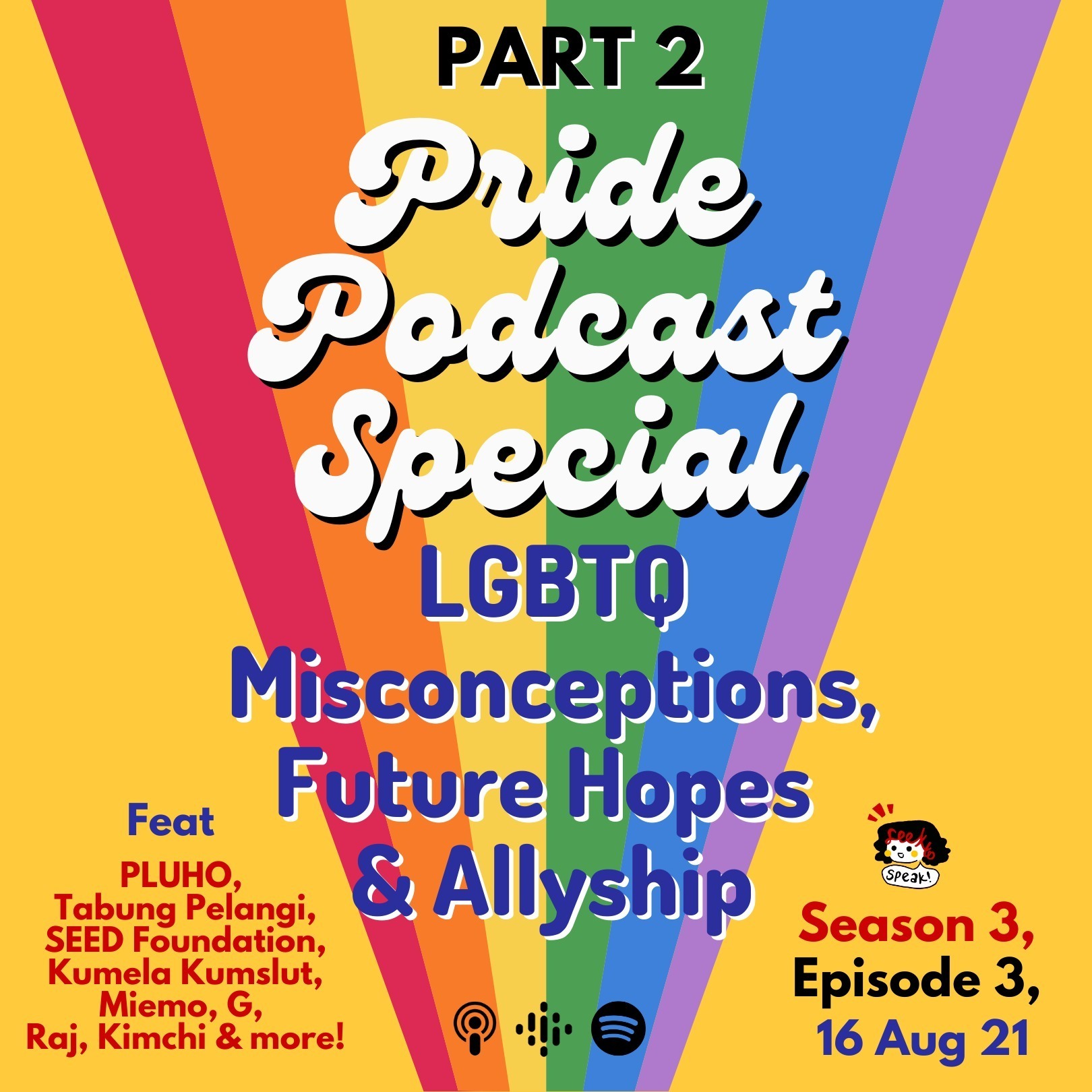 S3E3 Pride Podcast Special on LGBTQ Misconceptions, Future Hopes & Allyship (Part 2) episode artwork