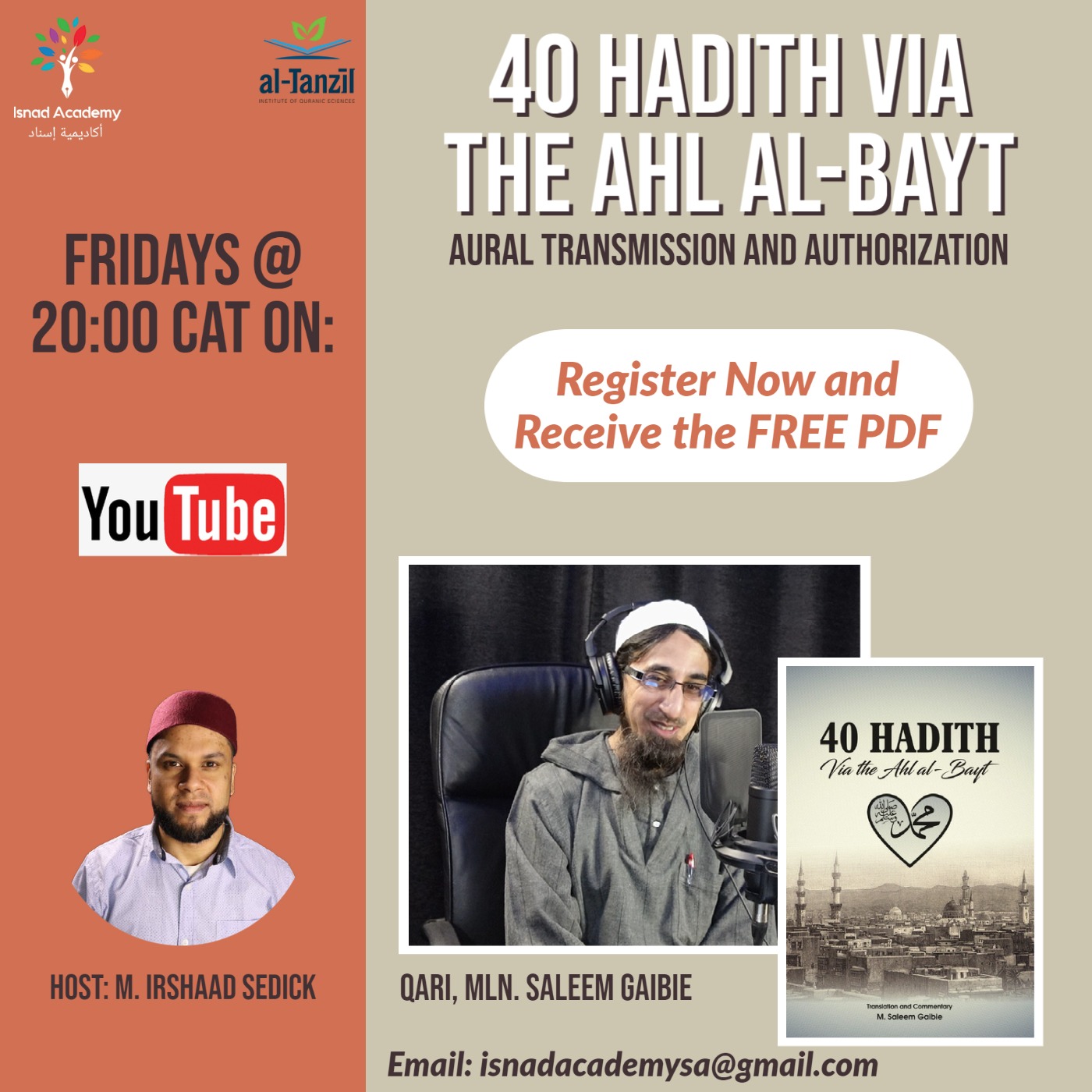 40 Hadith via The Ahl al-Bayt - First Reading by M. Saleem Gaibie episode artwork
