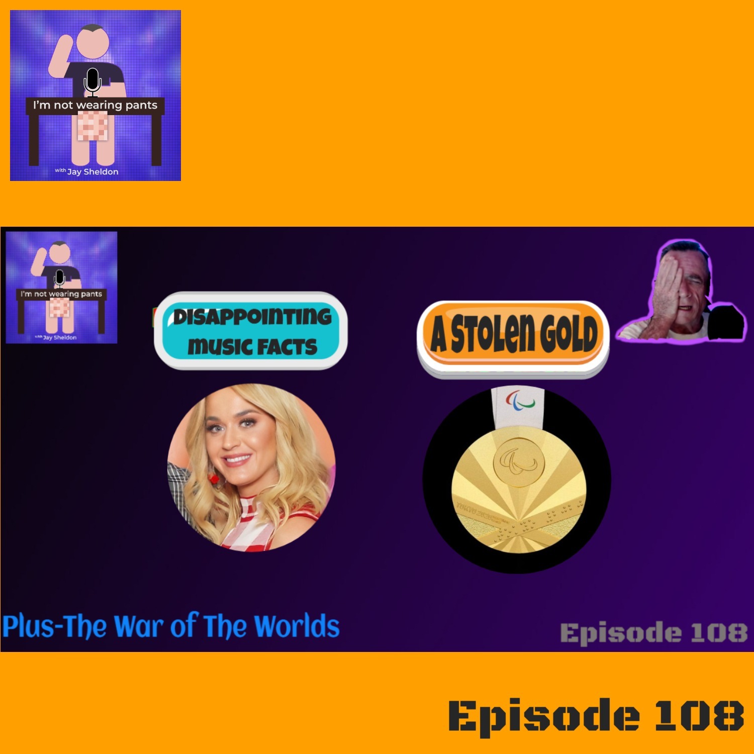 12 Extremely Disappointing Facts About Popular Music - a stolen gold - and The War of The Worlds! episode artwork