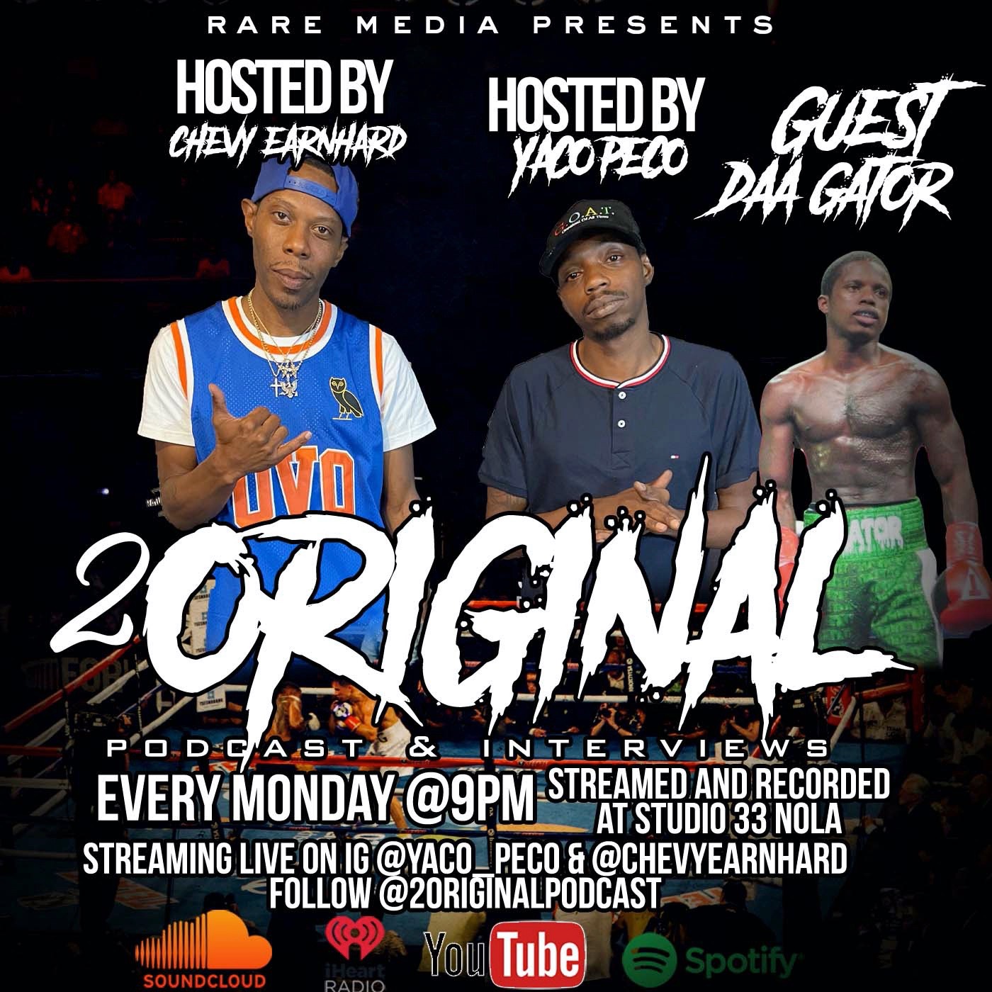 2 Original Podcast Ep. #54 Guest Delvin 
