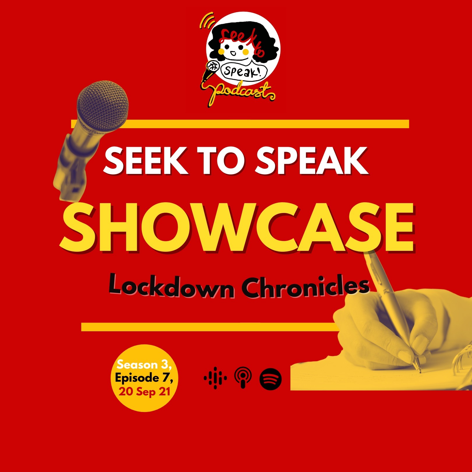 S3E8 Seek to Speak Showcase - An Open Mic Night on our Lockdown Chronicles episode artwork