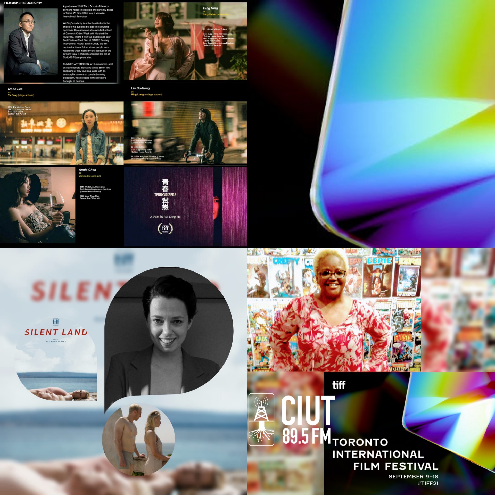 tmtm 19Sept2021 #TIFF21 Terrorizers and Silent Land interviews