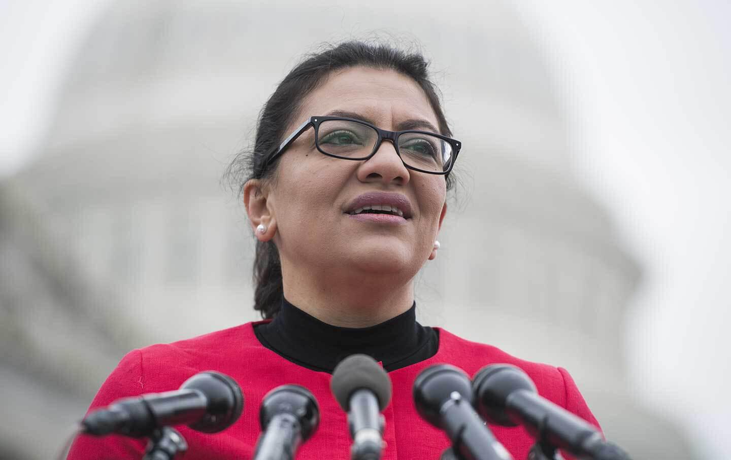 Rashida Tlaib with John Nichols: "Why can't we move this?" episode artwork