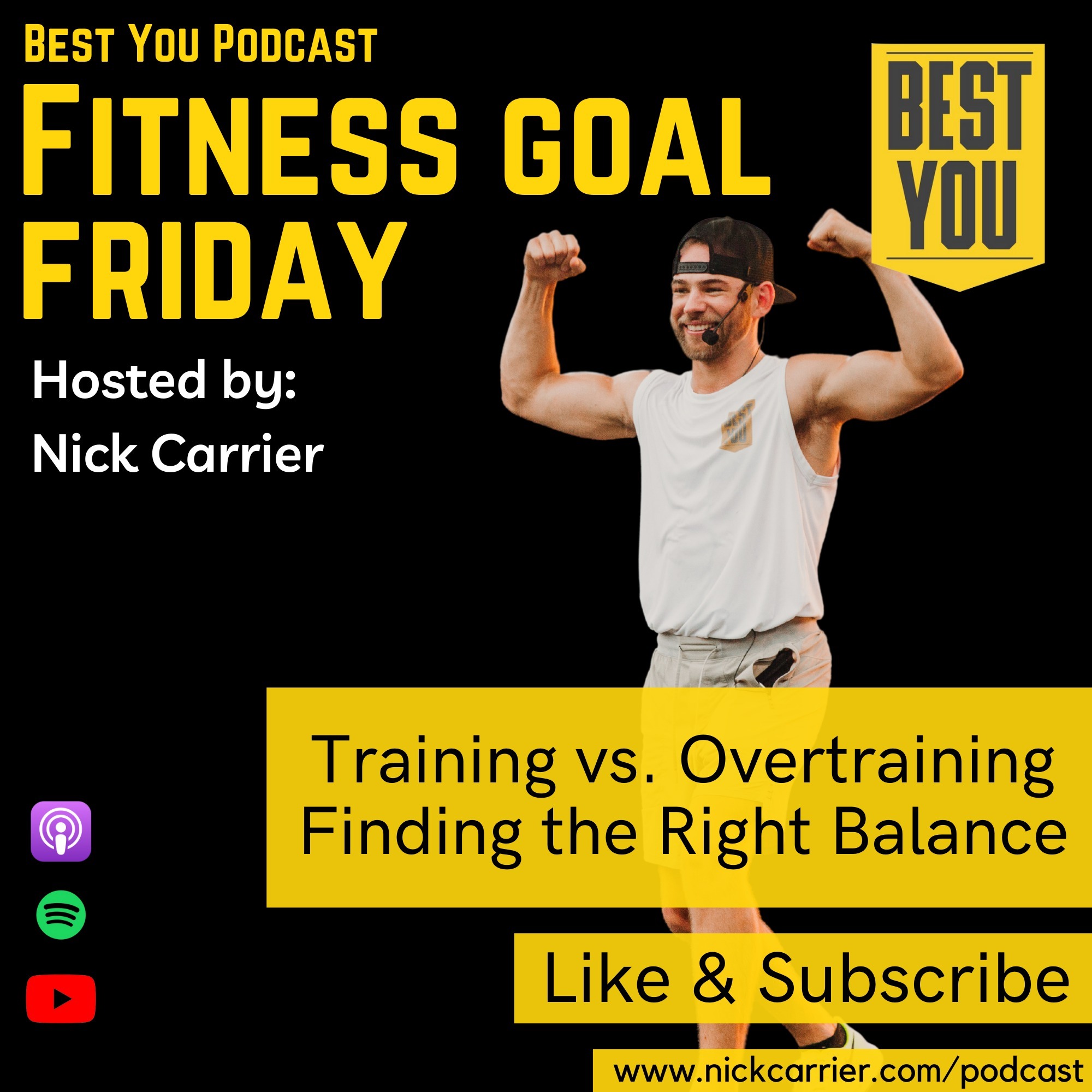 Fitness Goal Friday - Training vs. Overtraining: Finding the Right Balance episode artwork