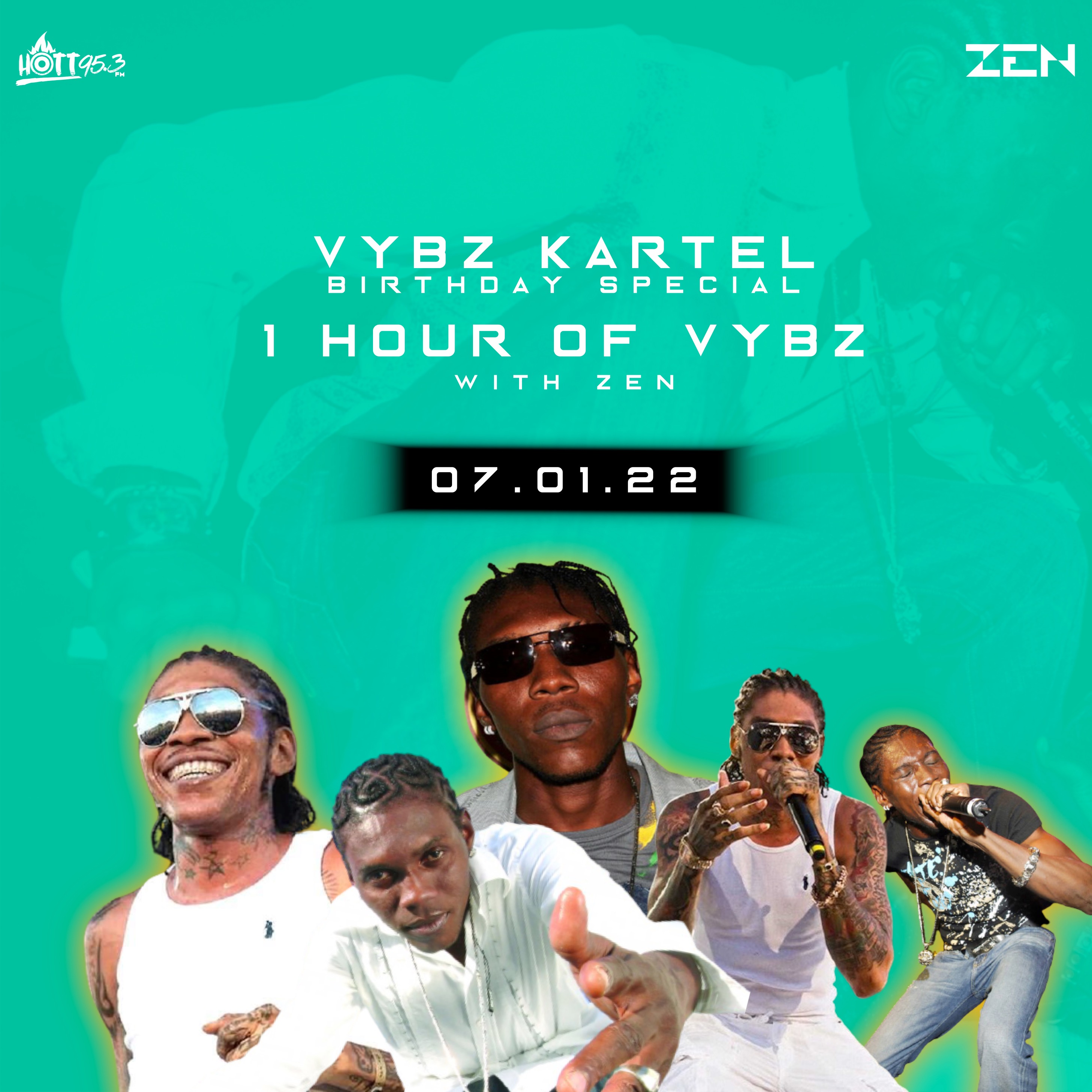 1 Hour Of Vybz (Vybz Kartel Birthday Radio Mix)