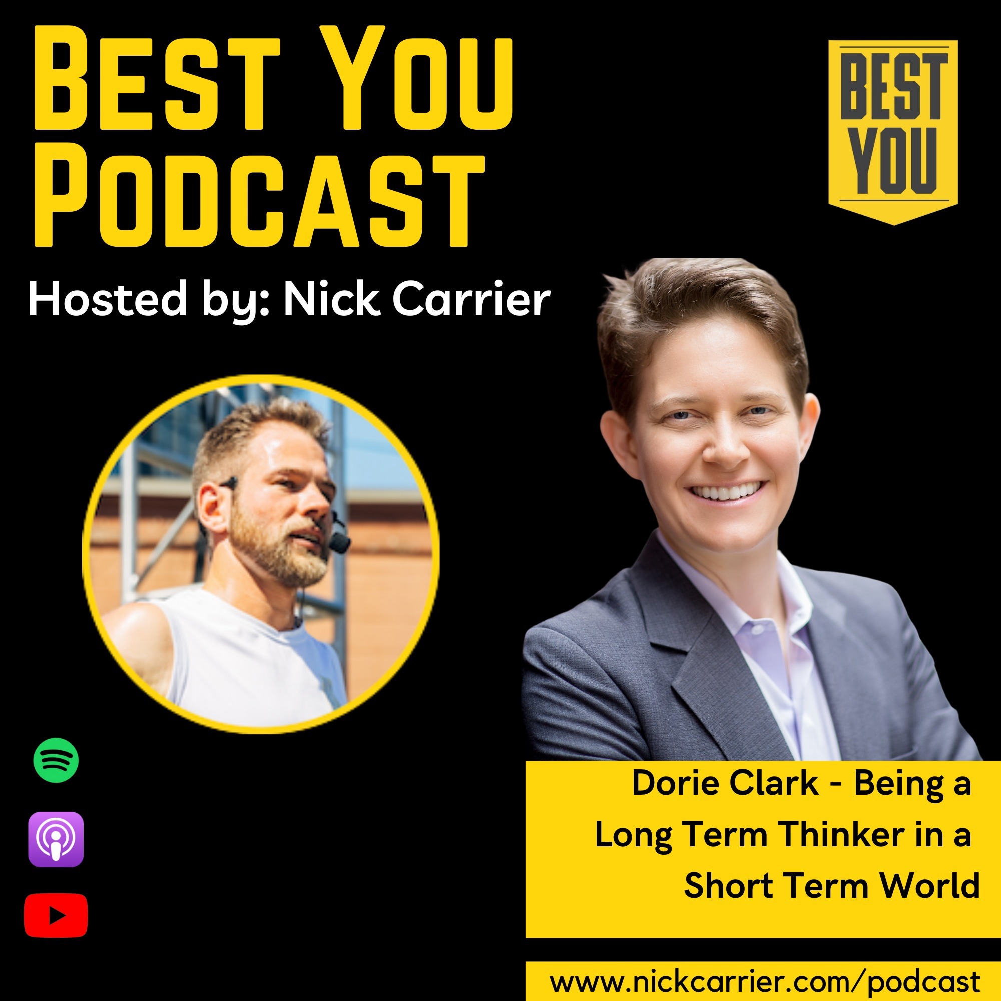 Dorie Clark - Being a Long Term Thinker in a Short Term World episode artwork