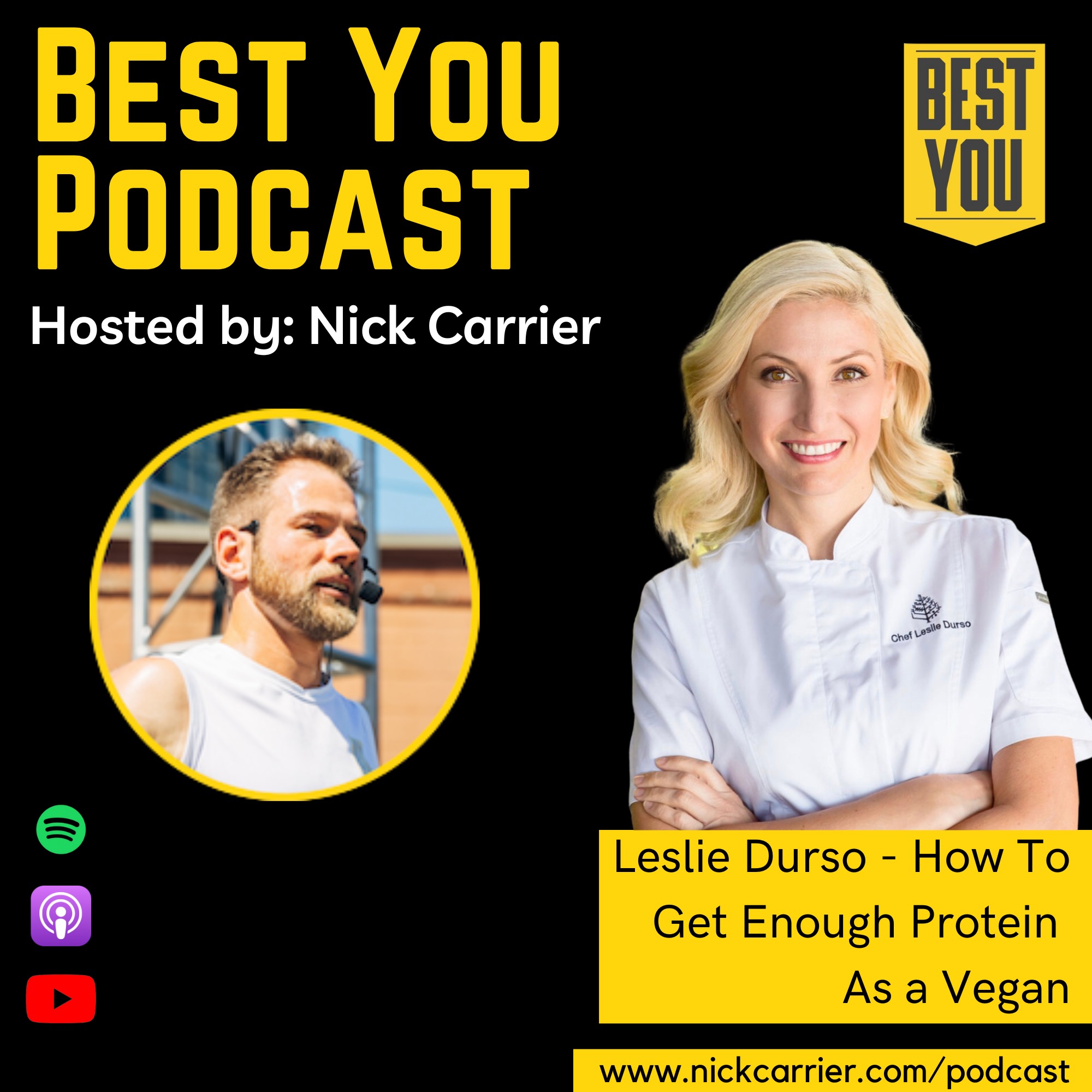 Leslie Durso - How To Get Enough Protein As a Vegan episode artwork