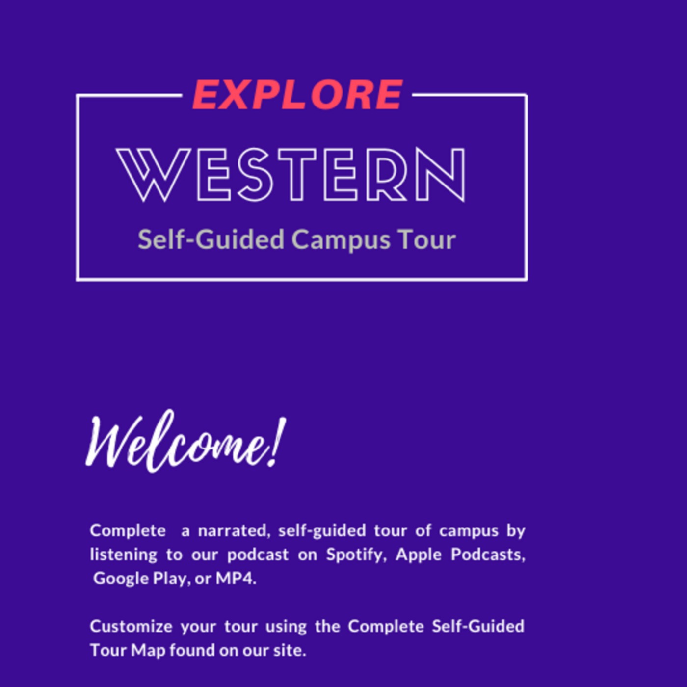 Western’s Self-Guided Campus Tour