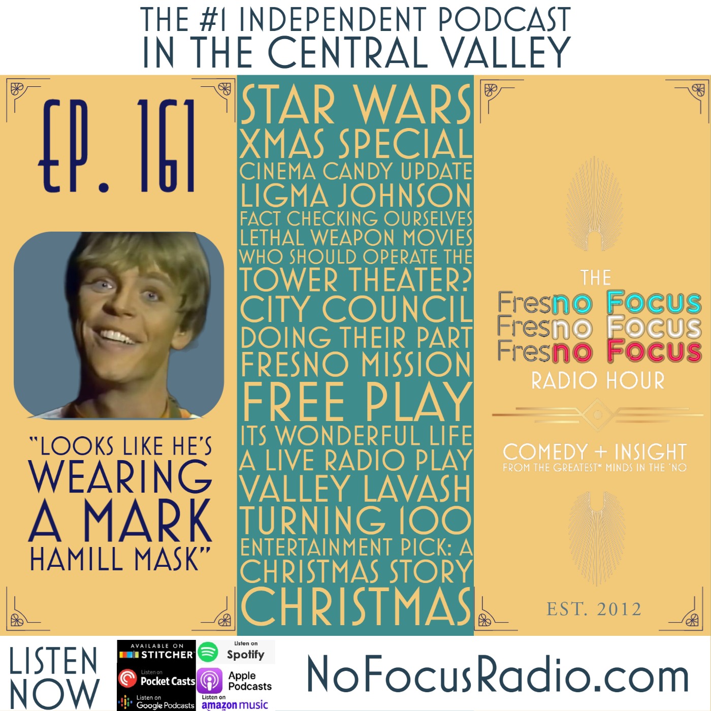 The no Focus Radio Hour Ep 161: "Looks like he's wearing a Mark Hamill Mask." episode artwork