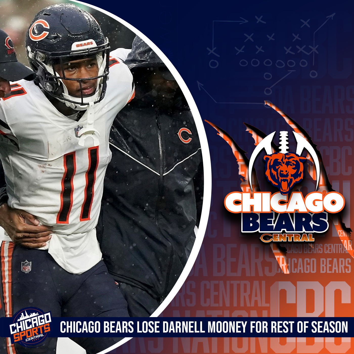 Chicago Bears Lose WR Darnell Mooney For Season | Takeaways From Loss To Jets