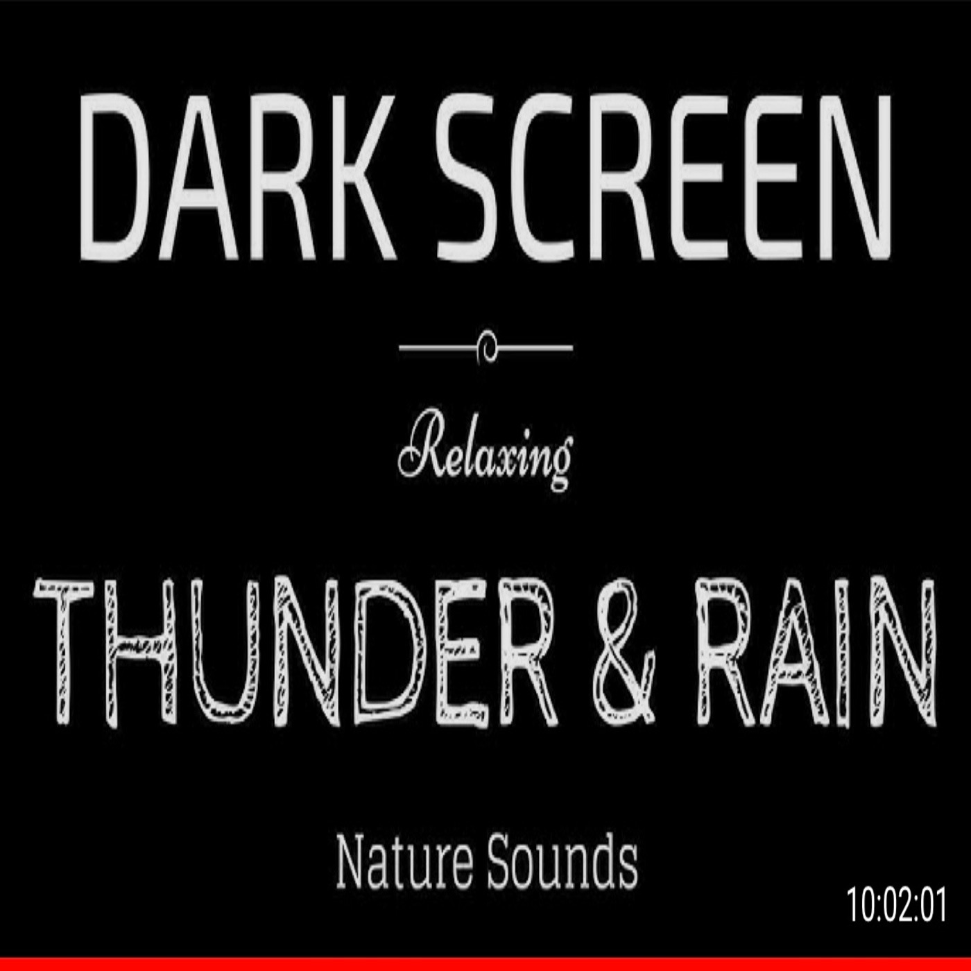 Dark Screen Rain