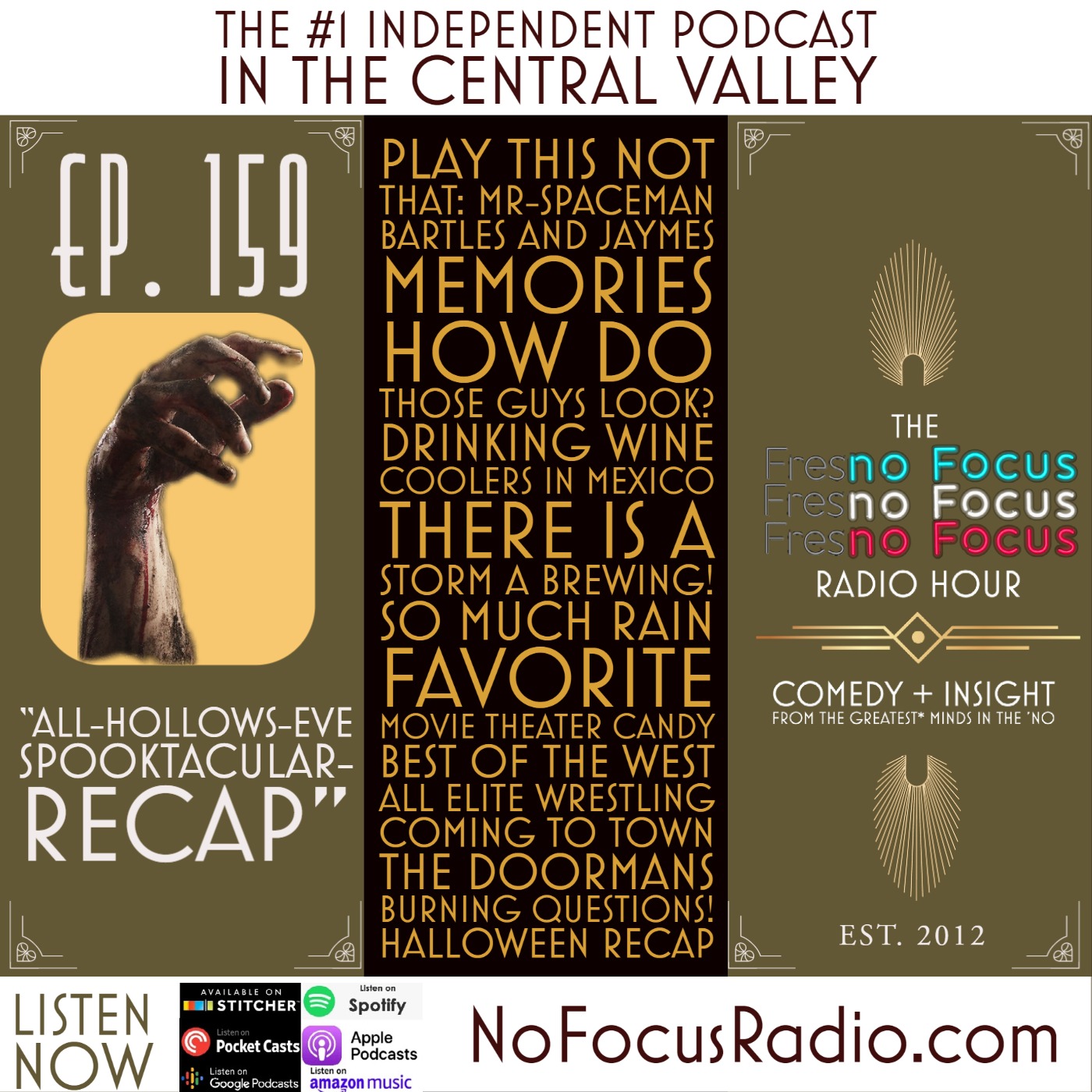 The no Focus Radio Hour Ep 159: "All Hollows Eve Spooktacular- Recap" episode artwork