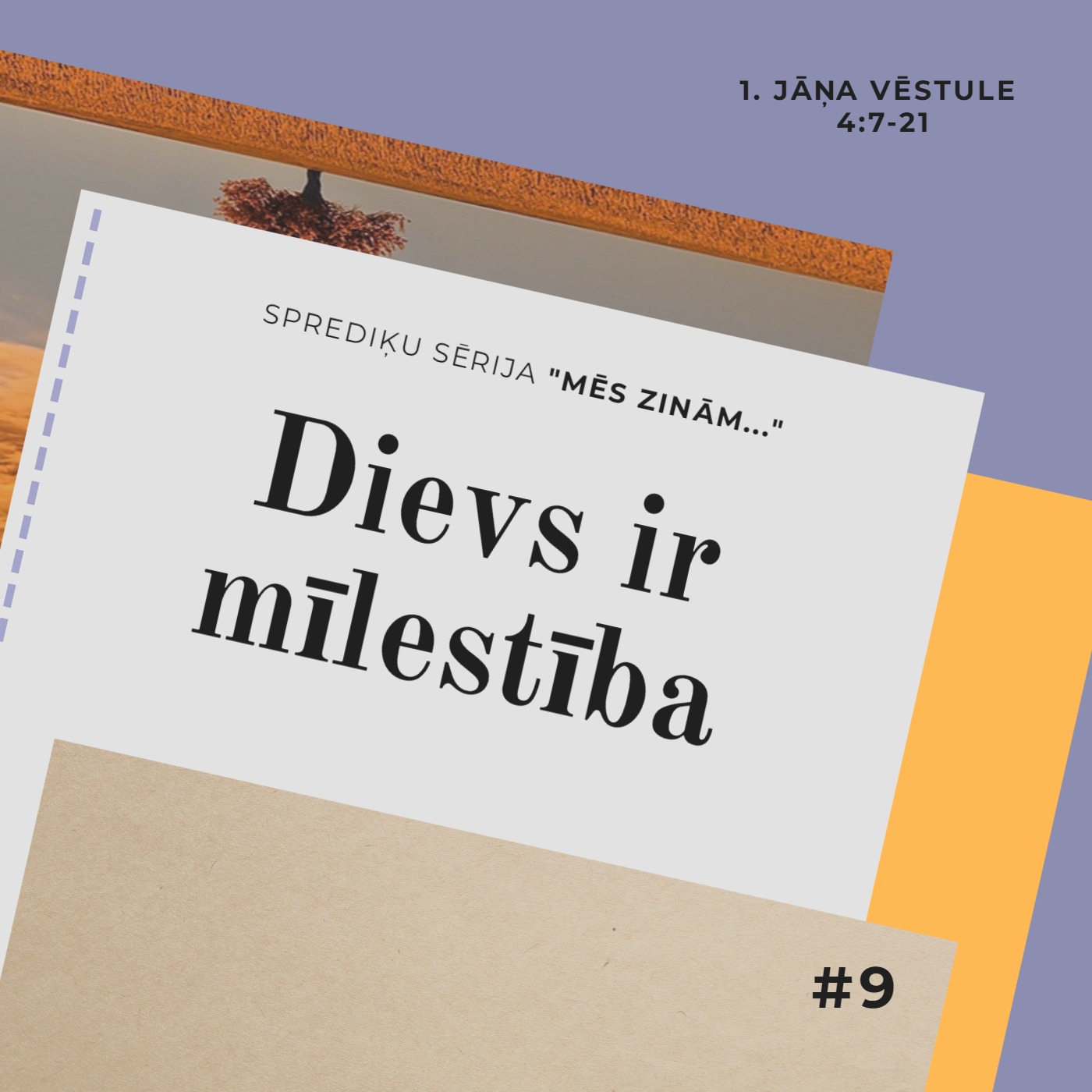 "Dievs ir mīlestība" - 1. Jāņa 4:7-21 (06.11.2022.) episode artwork