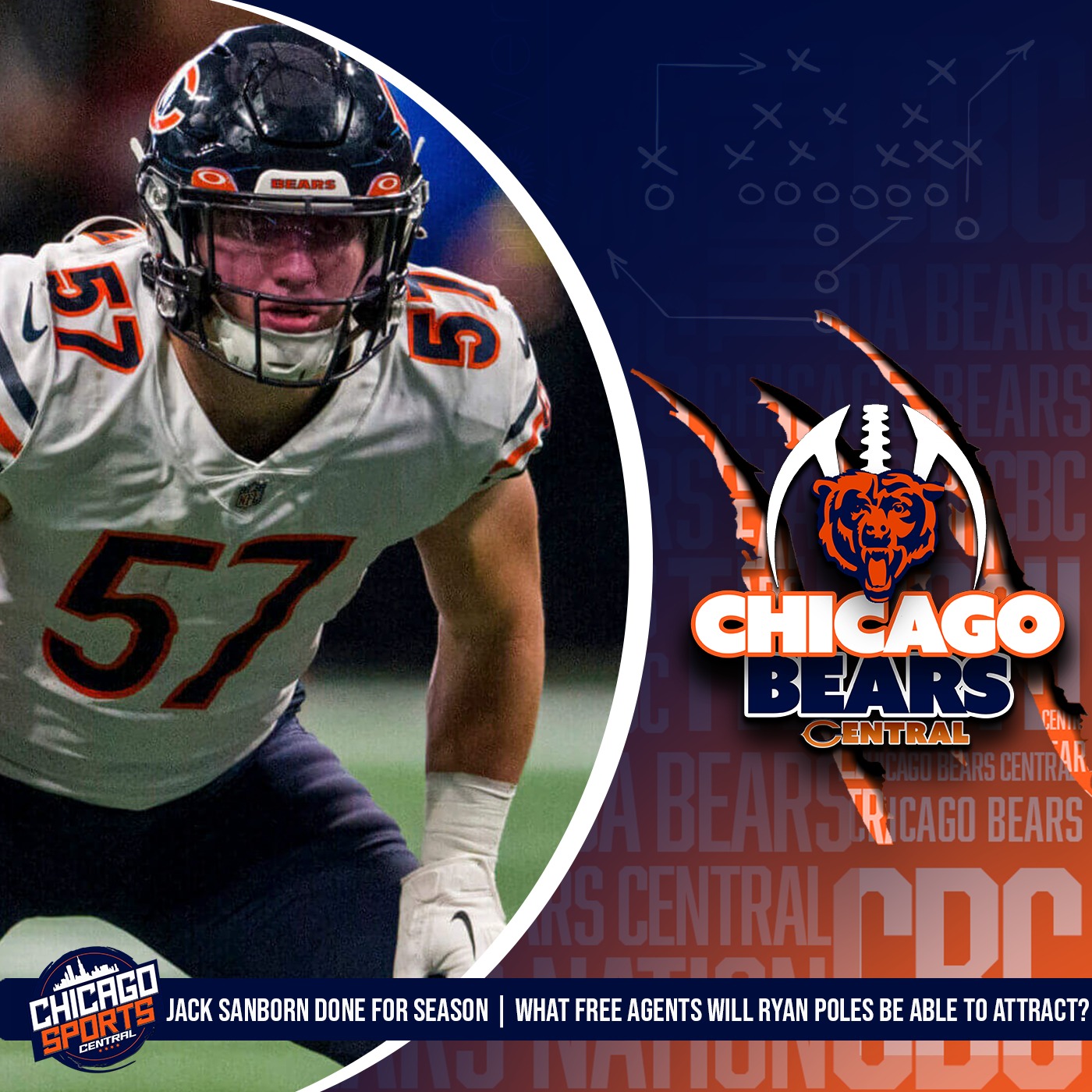 Jack Sanborn Will Miss The Rest Of The Season | Will The Chicago Bears Be Able TO Attract Big Free Agents?