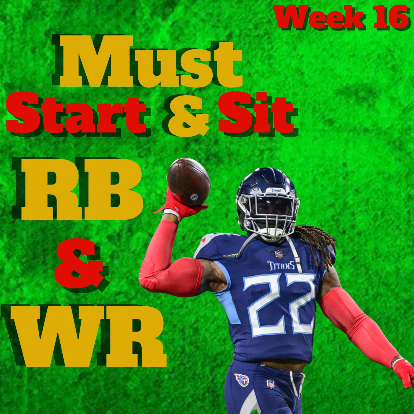 Week 16 START SIT RB WR, EVERY GAME Image