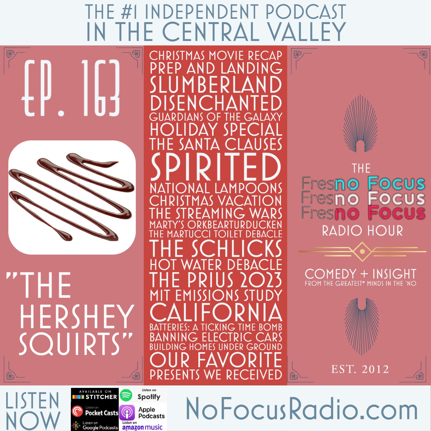 The no Focus Radio Hour Ep 163: "The Hershey Squirts ."