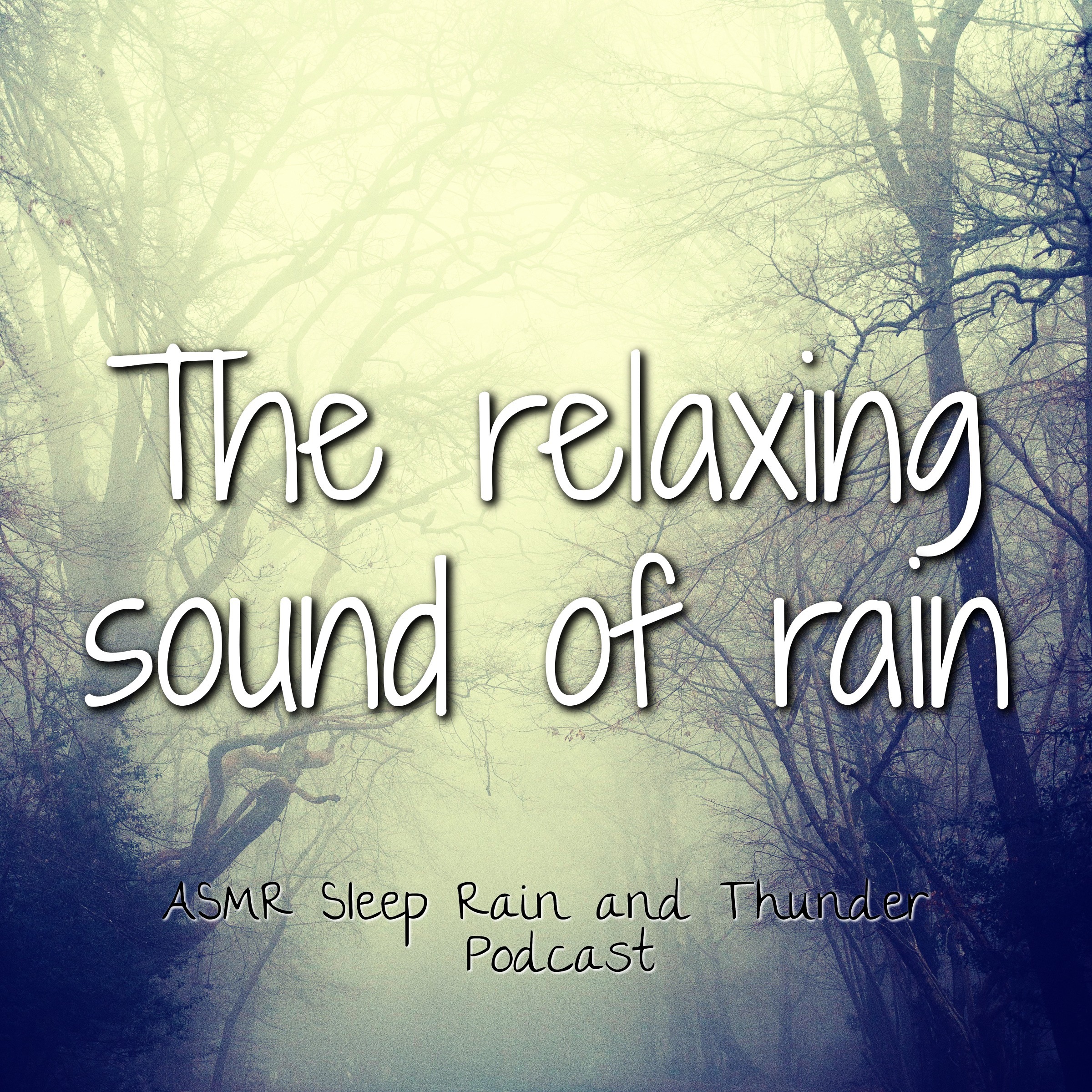 The relaxing sound of rain ASMR Sleep Rain and Thunder Podcast