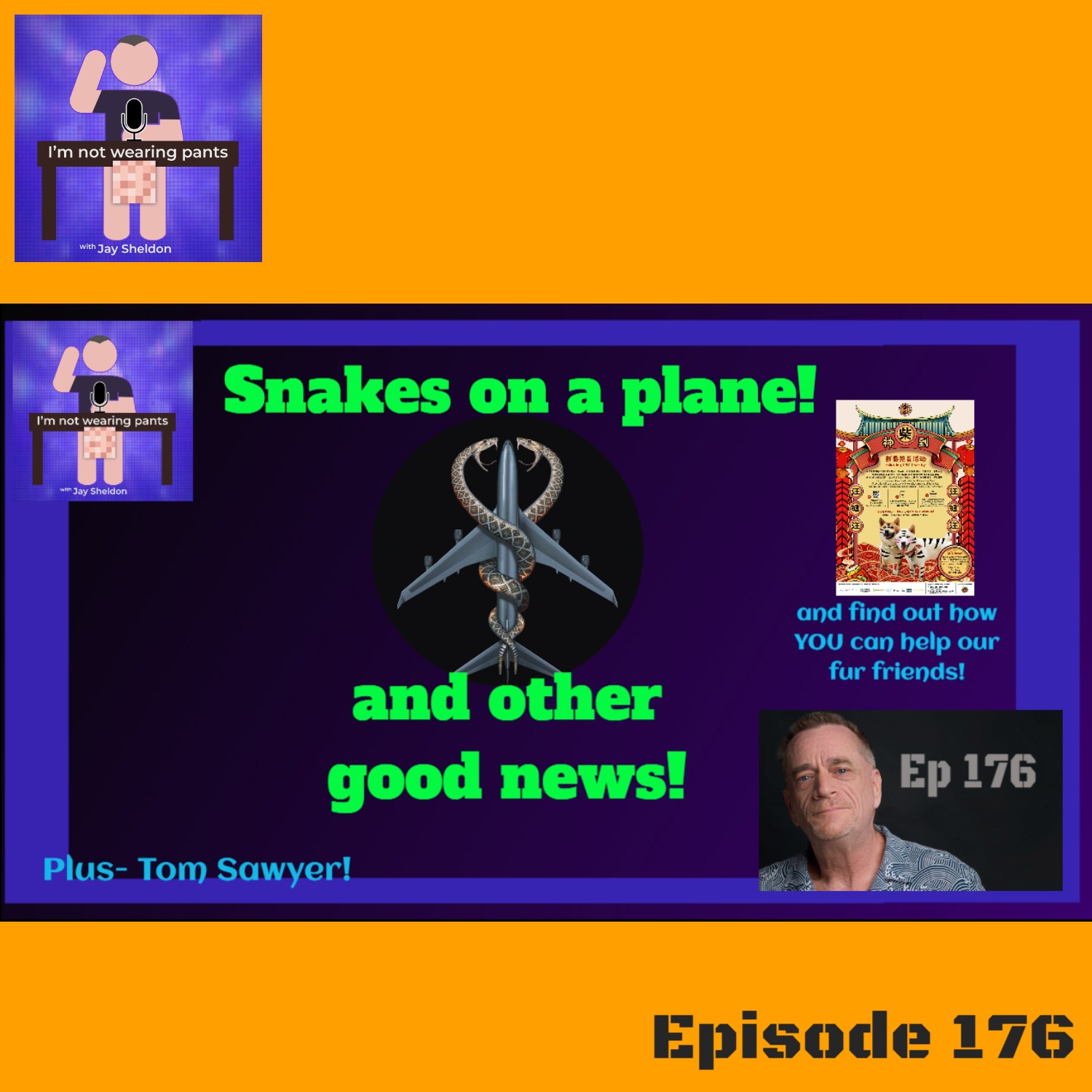 Snakes on a plane and ALL good news! episode artwork