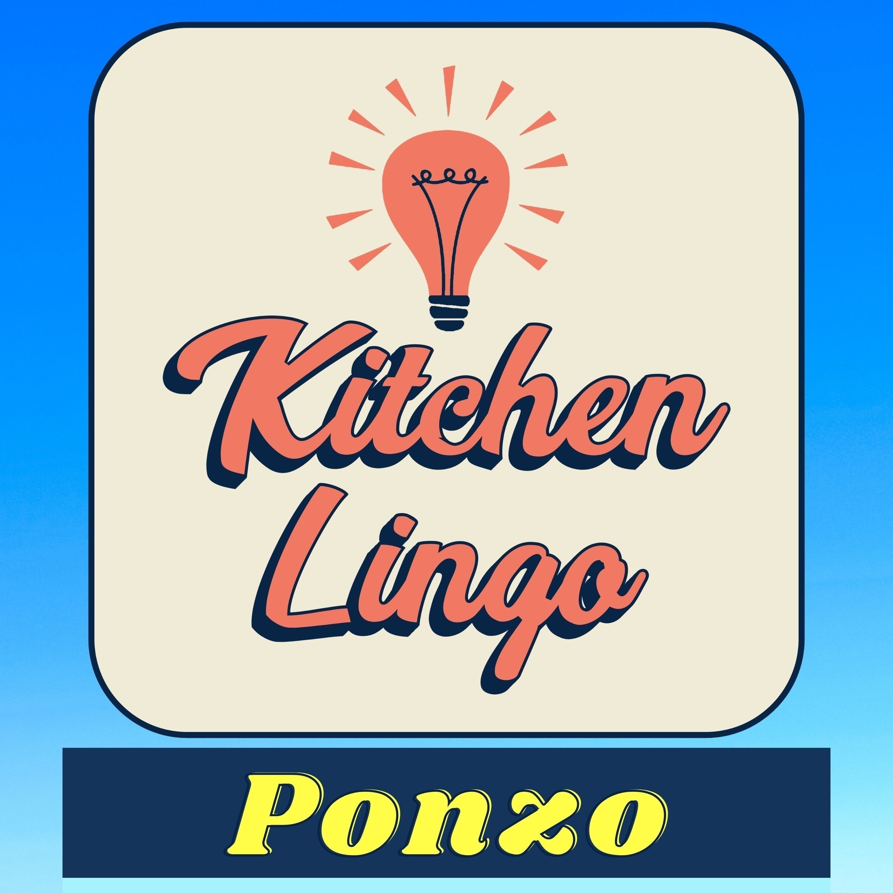 PONZO - Kitchen Lingo Culinary Vocab Learning Challenge episode artwork