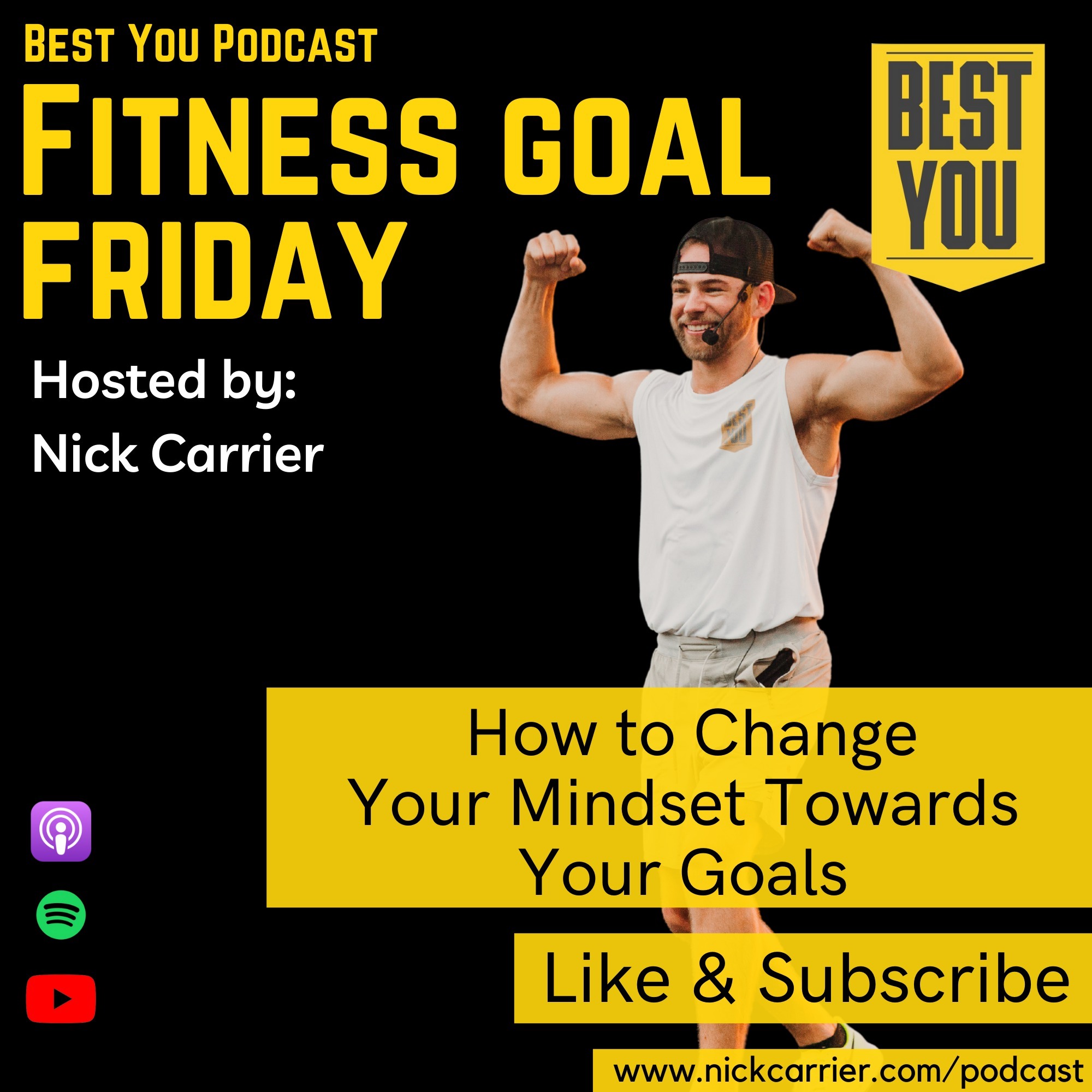 Fitness Goal Friday - How to Change Your Mindset Towards Your Goals episode artwork