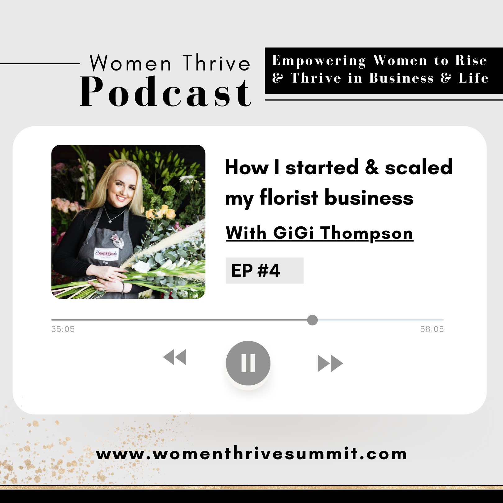 The story behind my Florist business success with Gigi Thompson