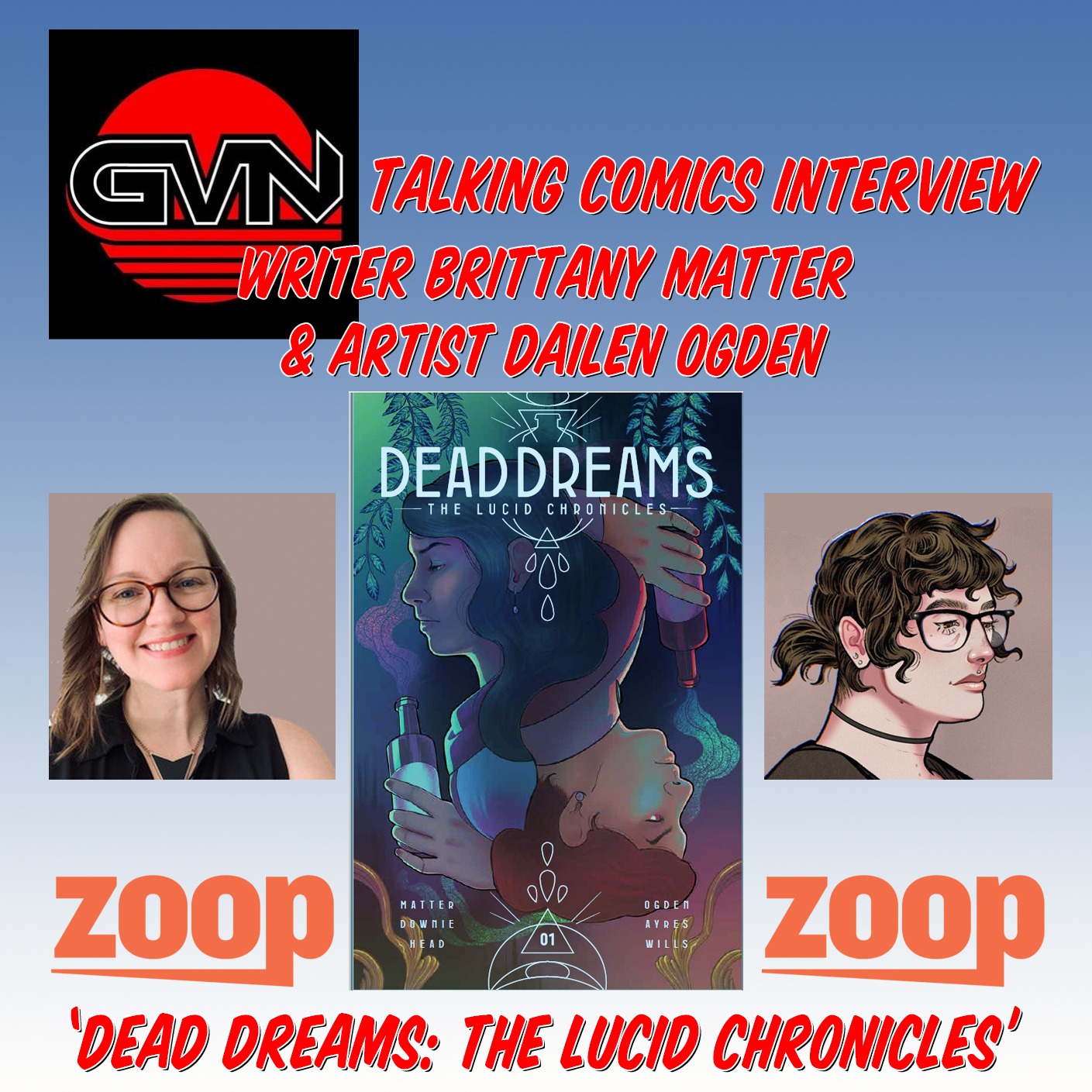 GVN Talking Comics Interview with Brittany Matter & Dailen Ogden episode artwork