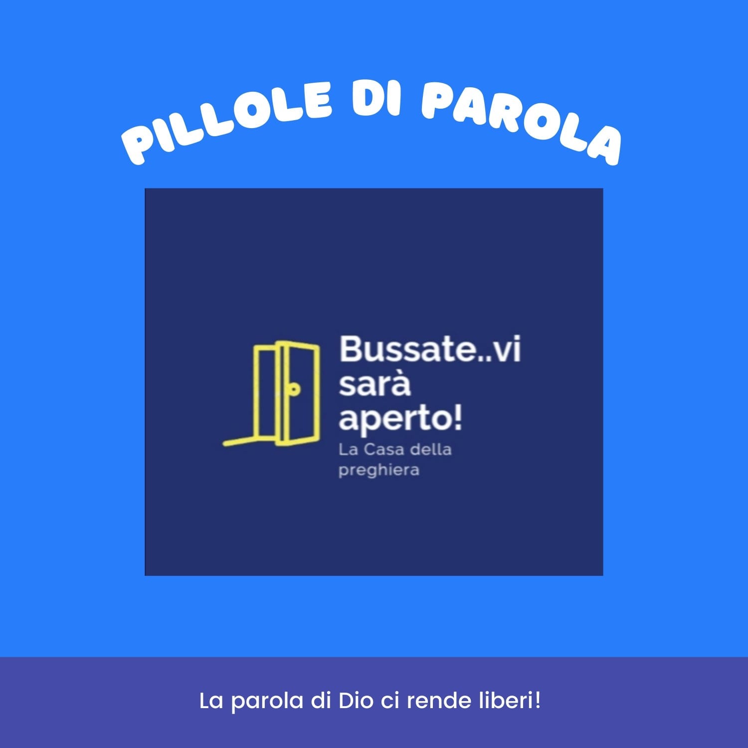 Pillole di Parola - Pastore Ruggero