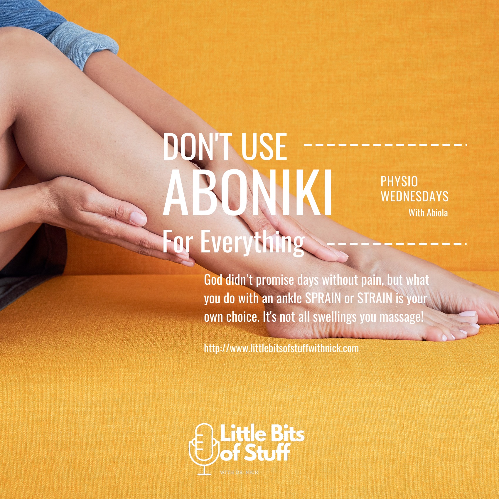 Don't Use Aboniki For Everything - Physio Wednesdays episode artwork