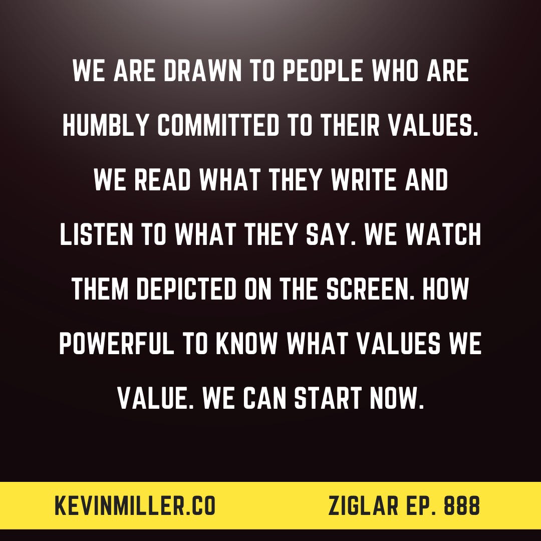 888: The Values We Most Value