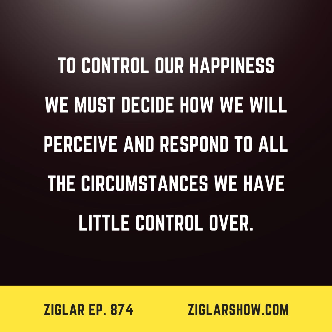 874: The Elusive Control Of Happiness