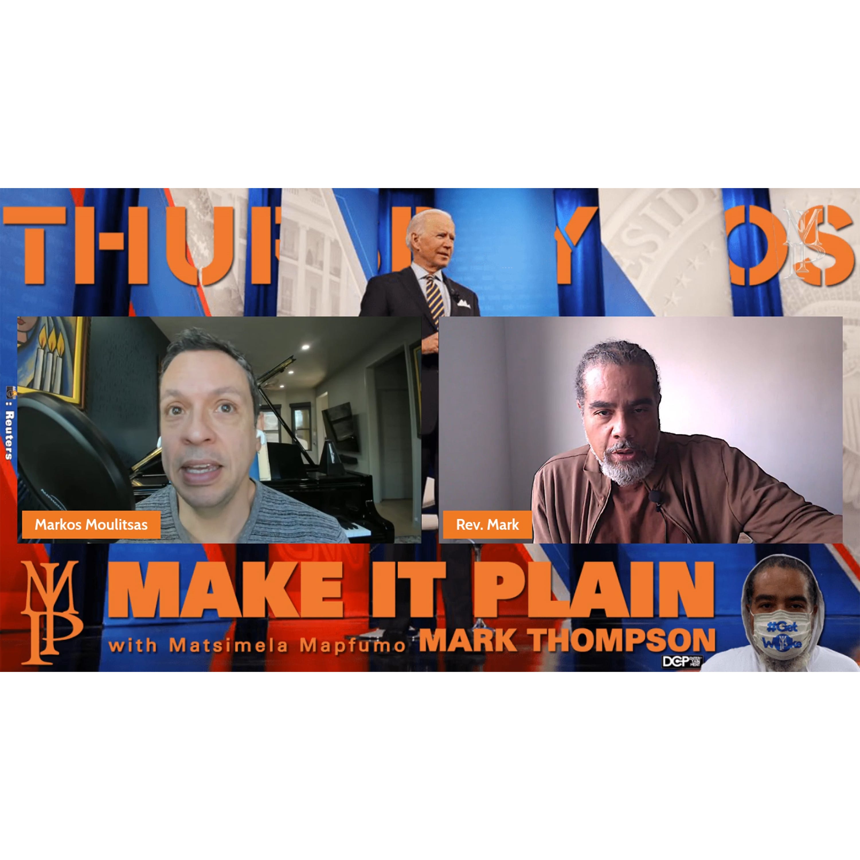 Markos Moulitsas of DailyKos and Civiqs for #ThursdayKos episode artwork