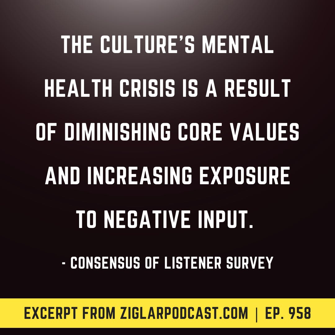 Positive Foundations Of Mental Health To Withstand The Negative Influences Of Our Culture