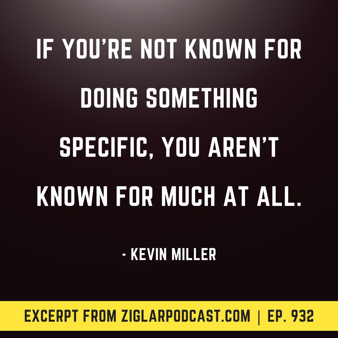 Be Known For Something