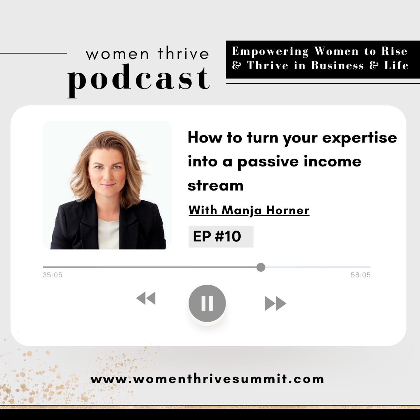 How to turn your expertise into a passive income stream with Manja Horner